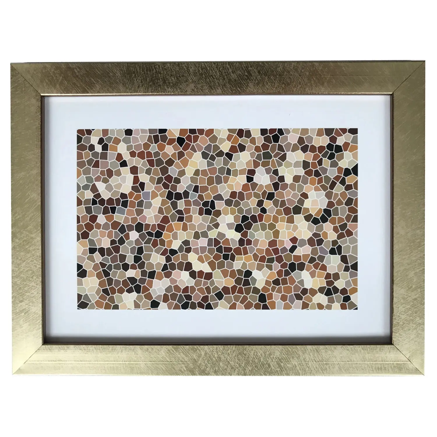 Bondecor Fotorámeček plastový, lišta 16/11 mm, zlatý, 21 x 30 cm