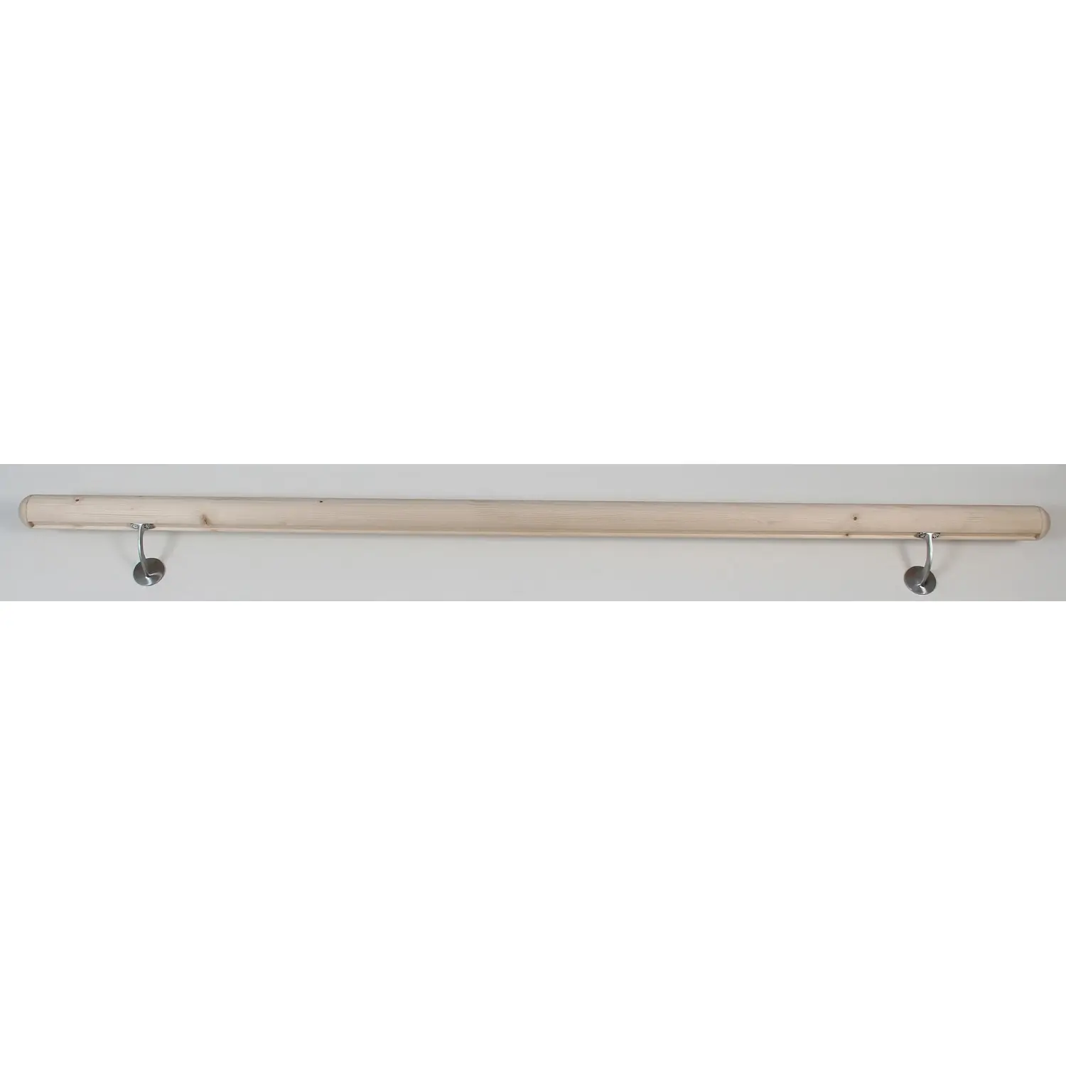 Dieda Kompletní sada schodišťového madla, kulaté, smrk, pr. 52 x 2000 mm