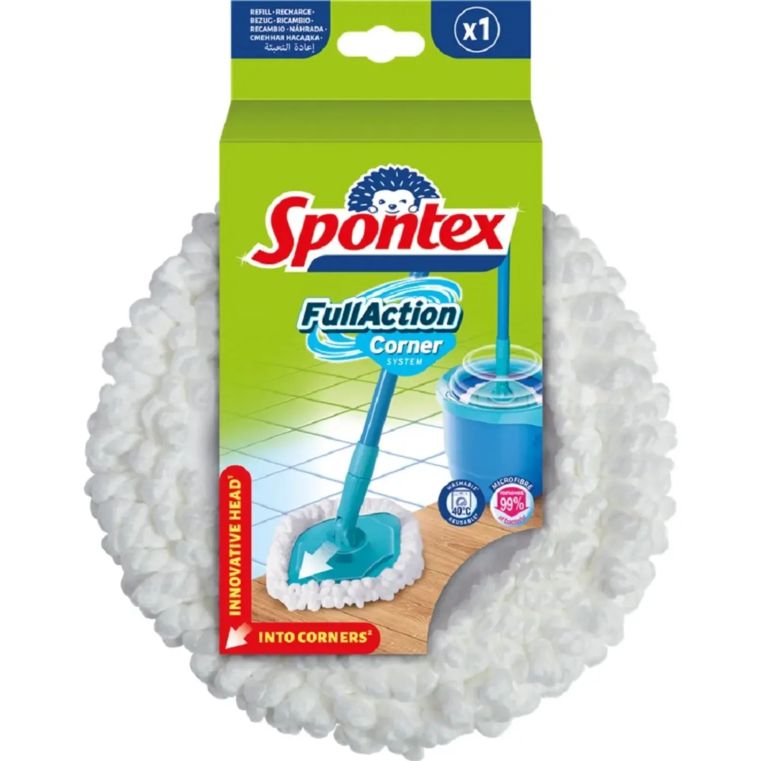 Spontex Náhradní návlek třásňového mopu Full Action Corner System