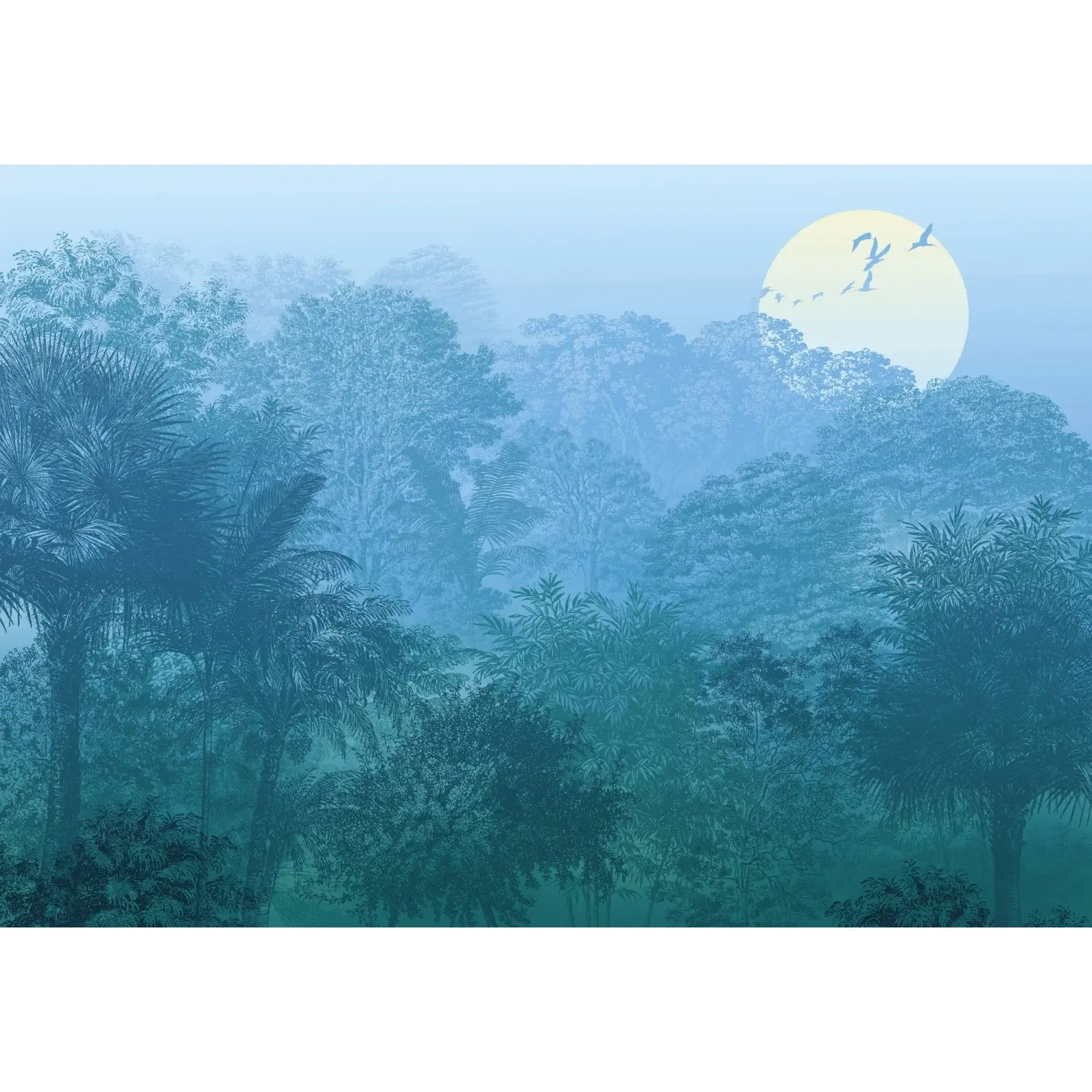 Komar Vliesová fototapeta Deep in the Jungle 400 x 280 cm