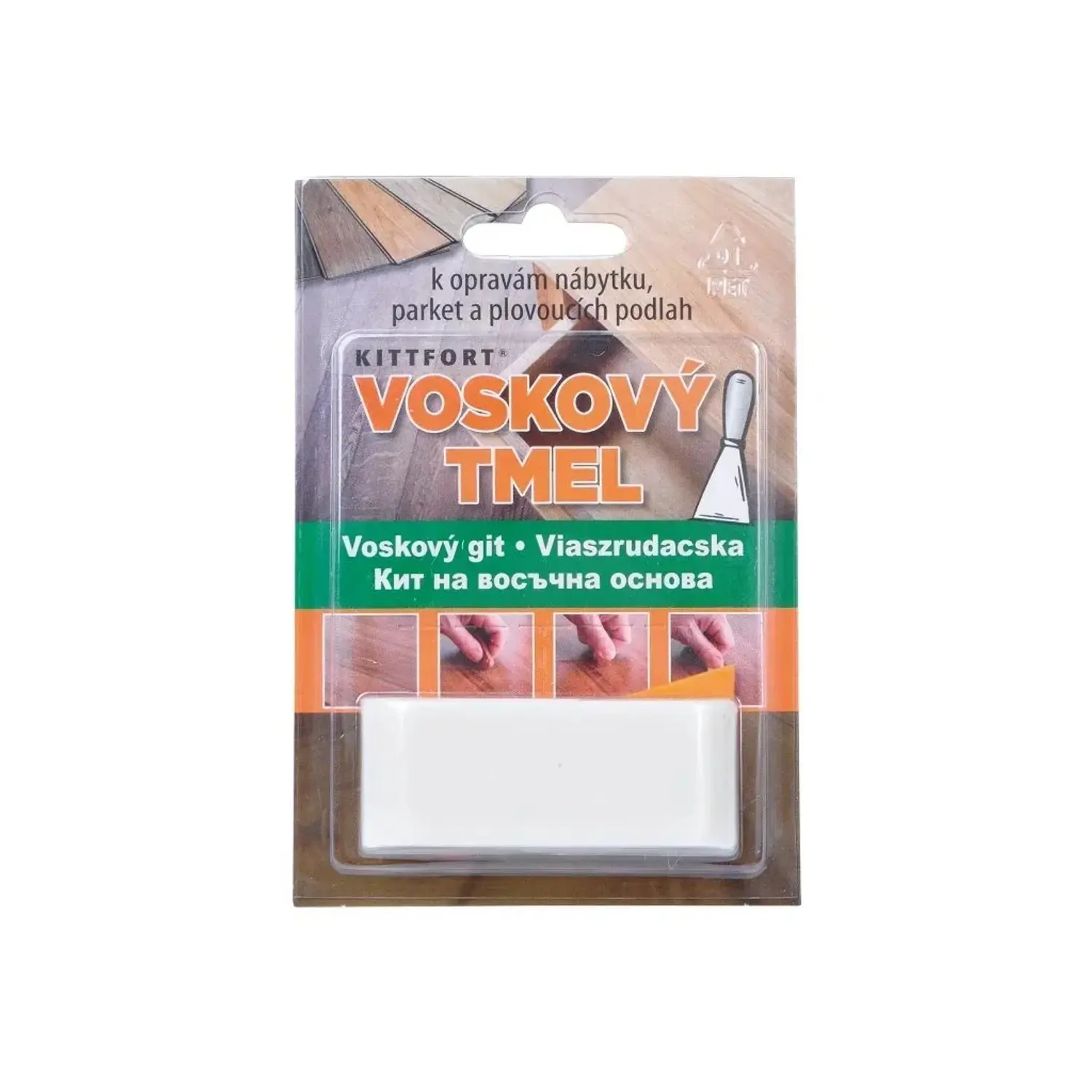 KITTFORT Voskový tmel bílý 12 g