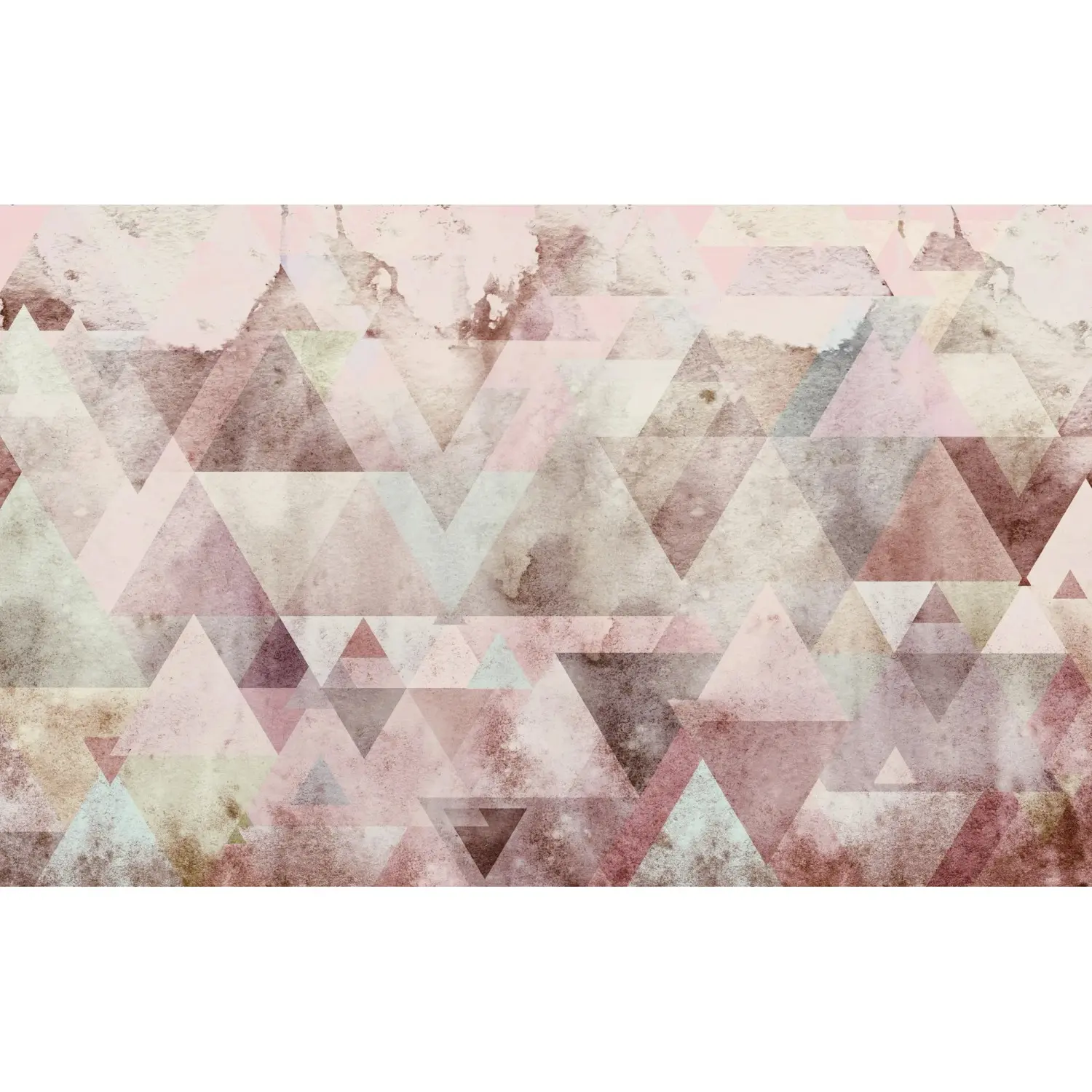 Komar Vliesová fototapeta Triangles Red 400 x 250 cm