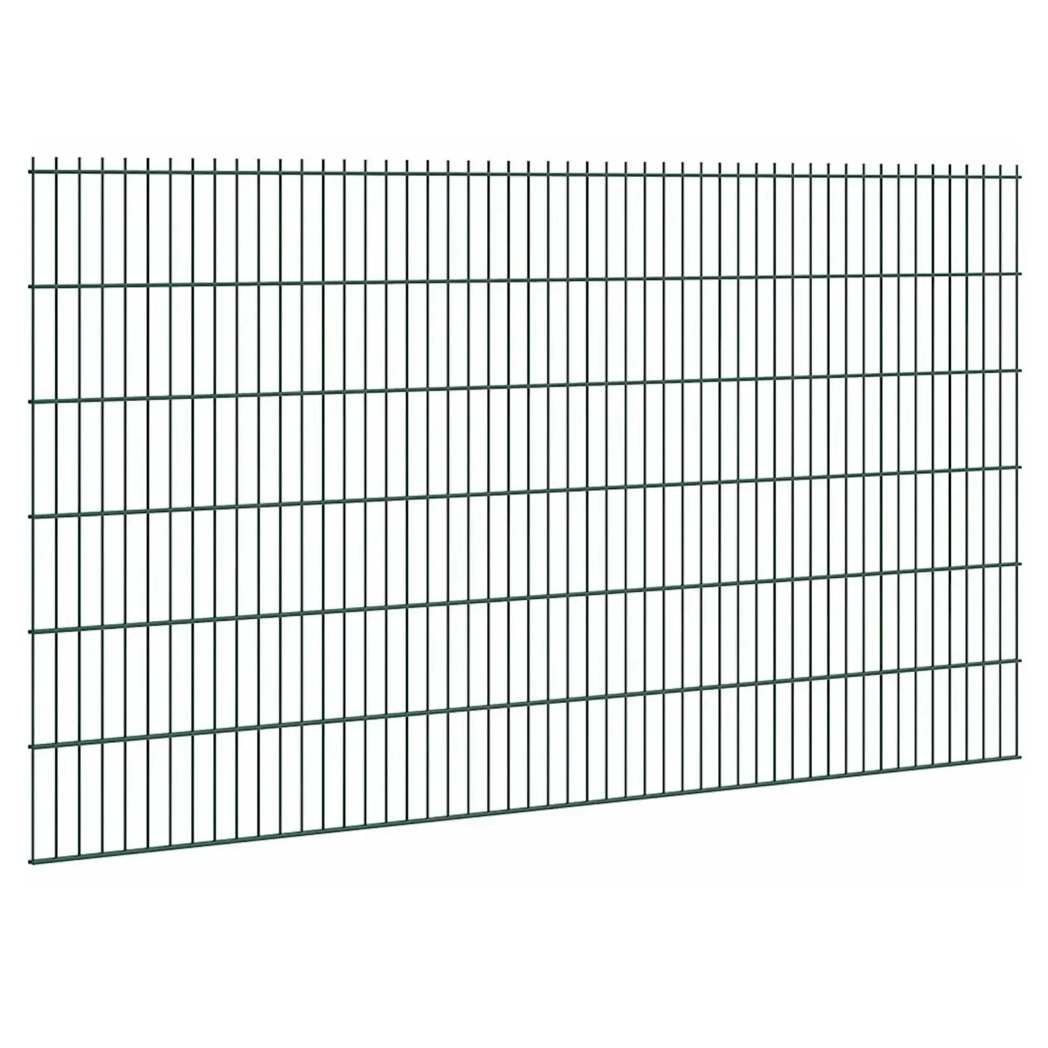 Floraworld Drátěný plotový panel, dvojitý 8/6/8, zelená, 123 x 251 cm