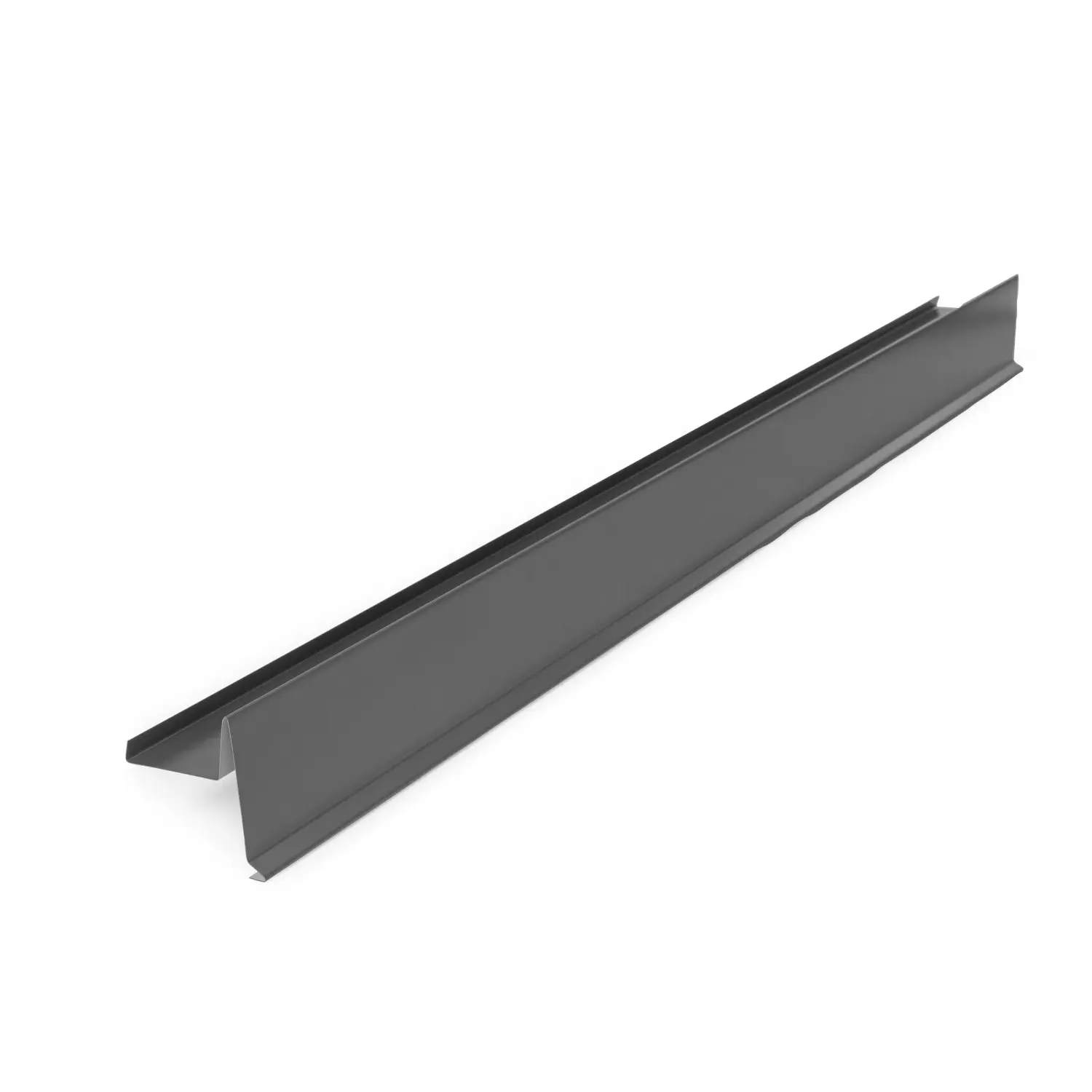 COVERNIT Štítové lemování s vodní drážkou UNI, RAL 7024 grafit 1200 mm