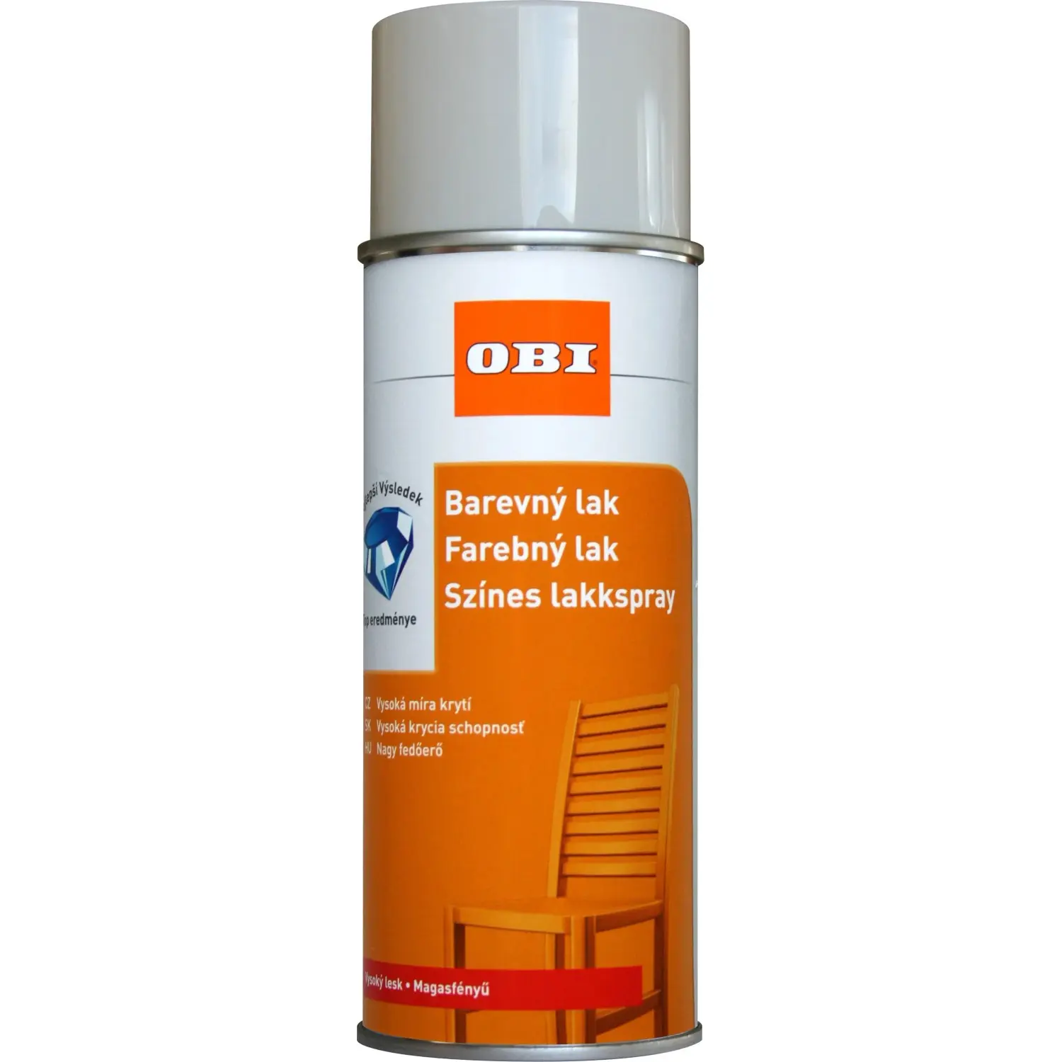 OBI Lak ve spreji vysoce lesklý RAL 9001 krémová 400 ml