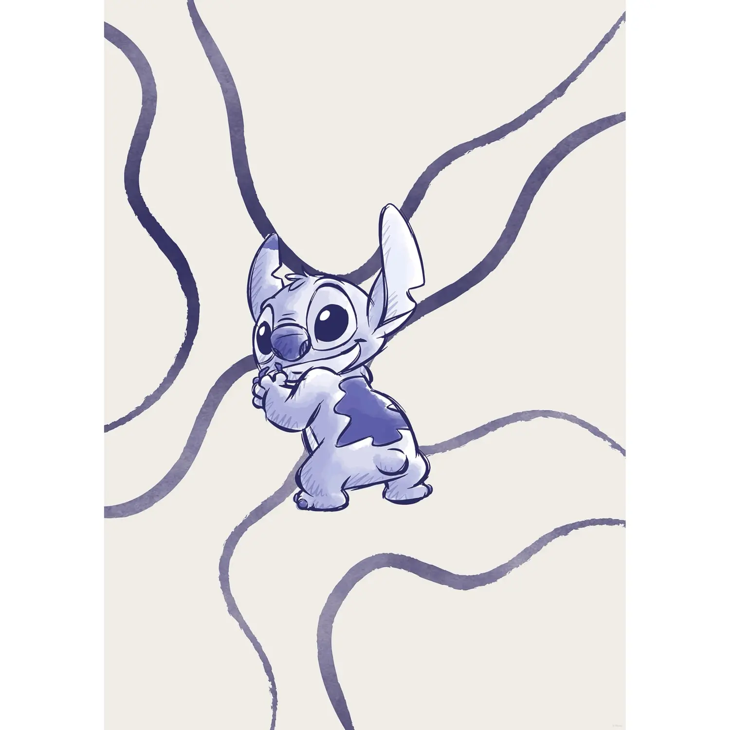 Komar Plakát Disney Lilo and Stitch Brave and Wild 50 x 70 cm