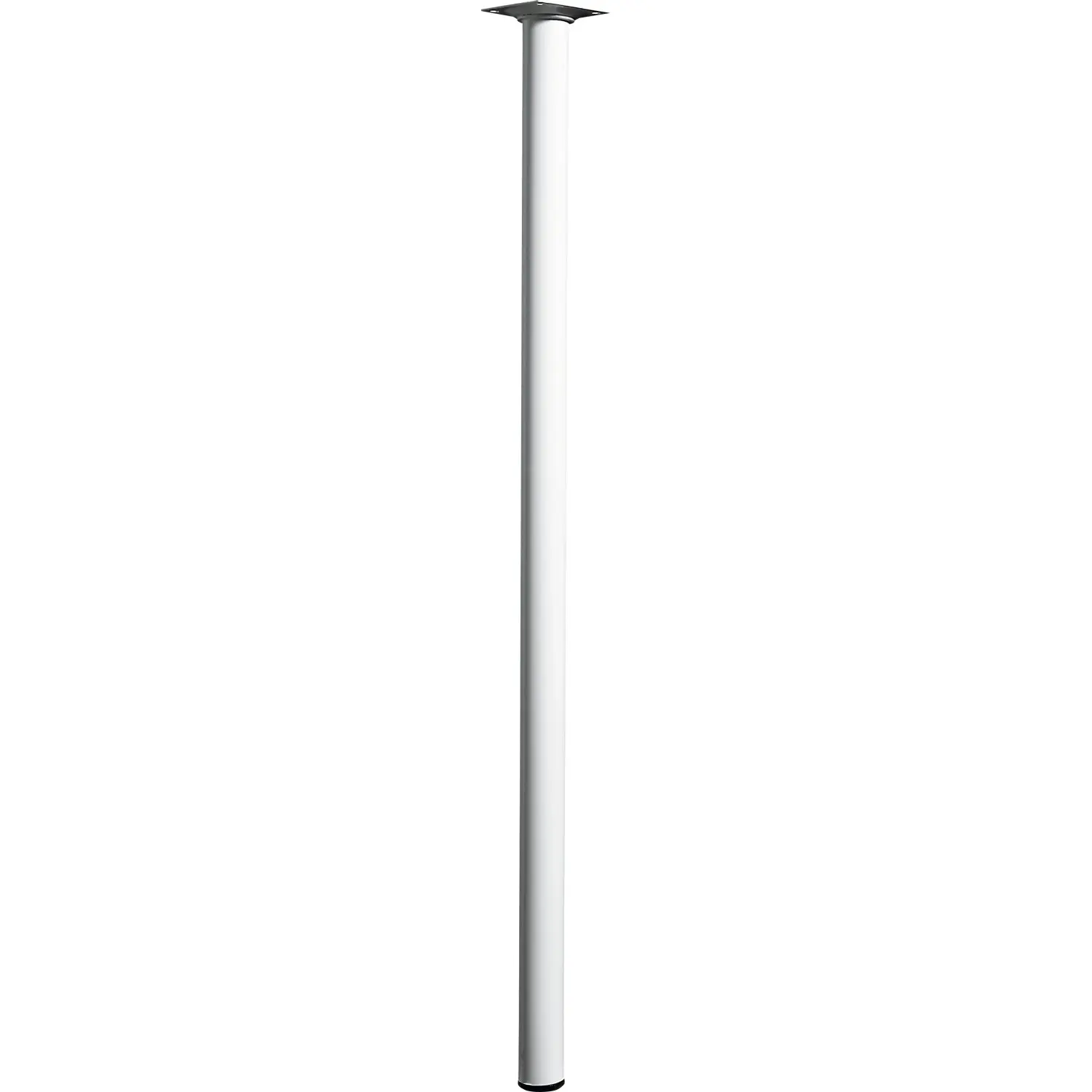 Hettich Nábytková noha kulatá, bílá, pr. 30 x 700 mm
