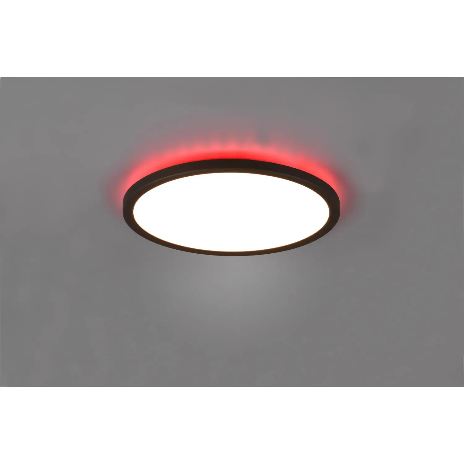 Reality Stropní LED svítidlo Aureo, 18W, 2200lm, 3000-6500K, mat.černá, pr.29 cm