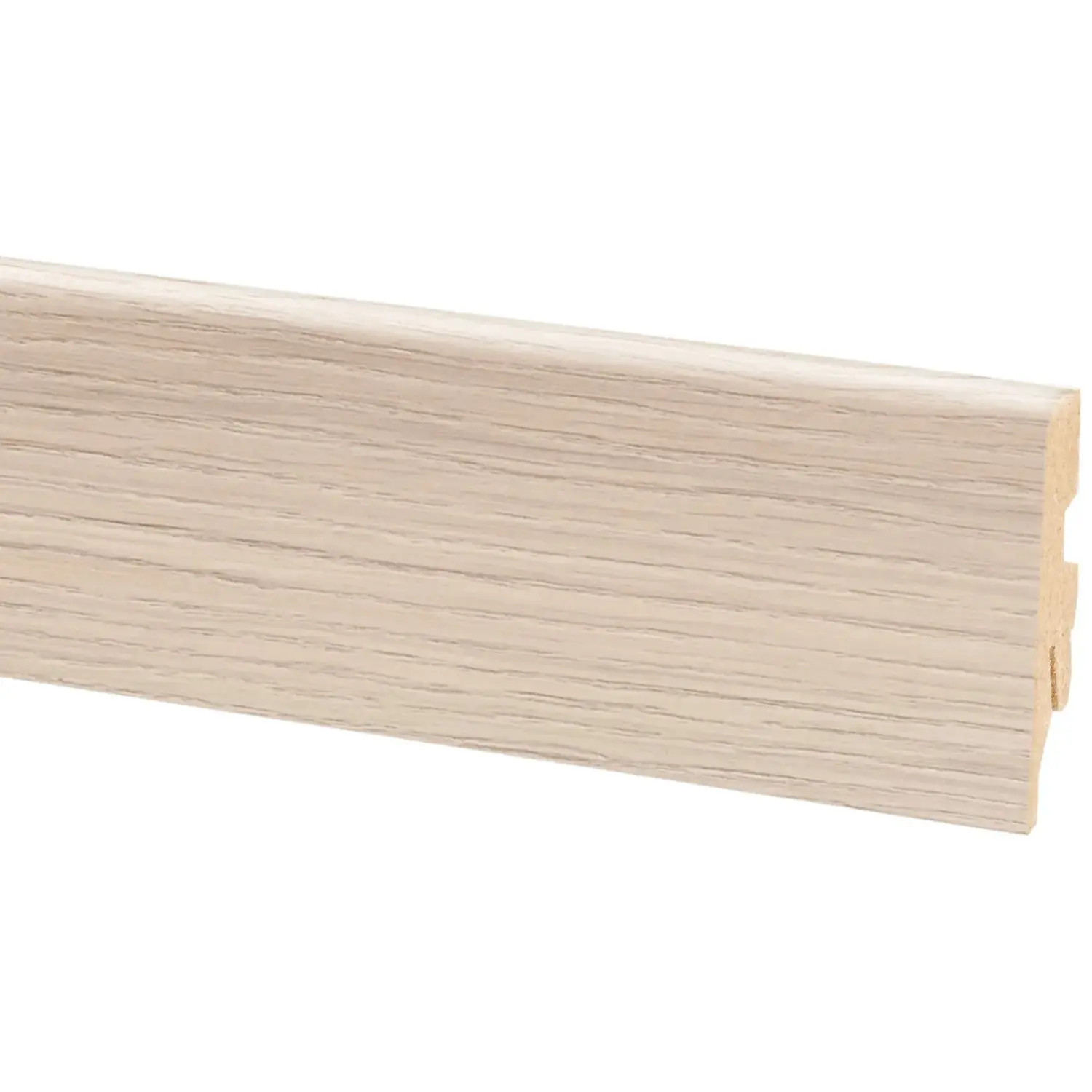 Soklová lišta dub stříbrný 60 mm x 20 mm délka 2600 mm