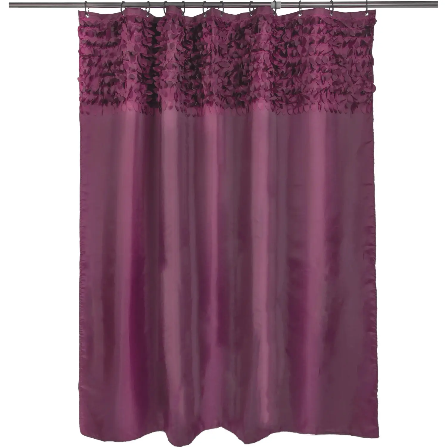 baliv Sprchový závěs, fialový, polyester, 180 x 180 cm