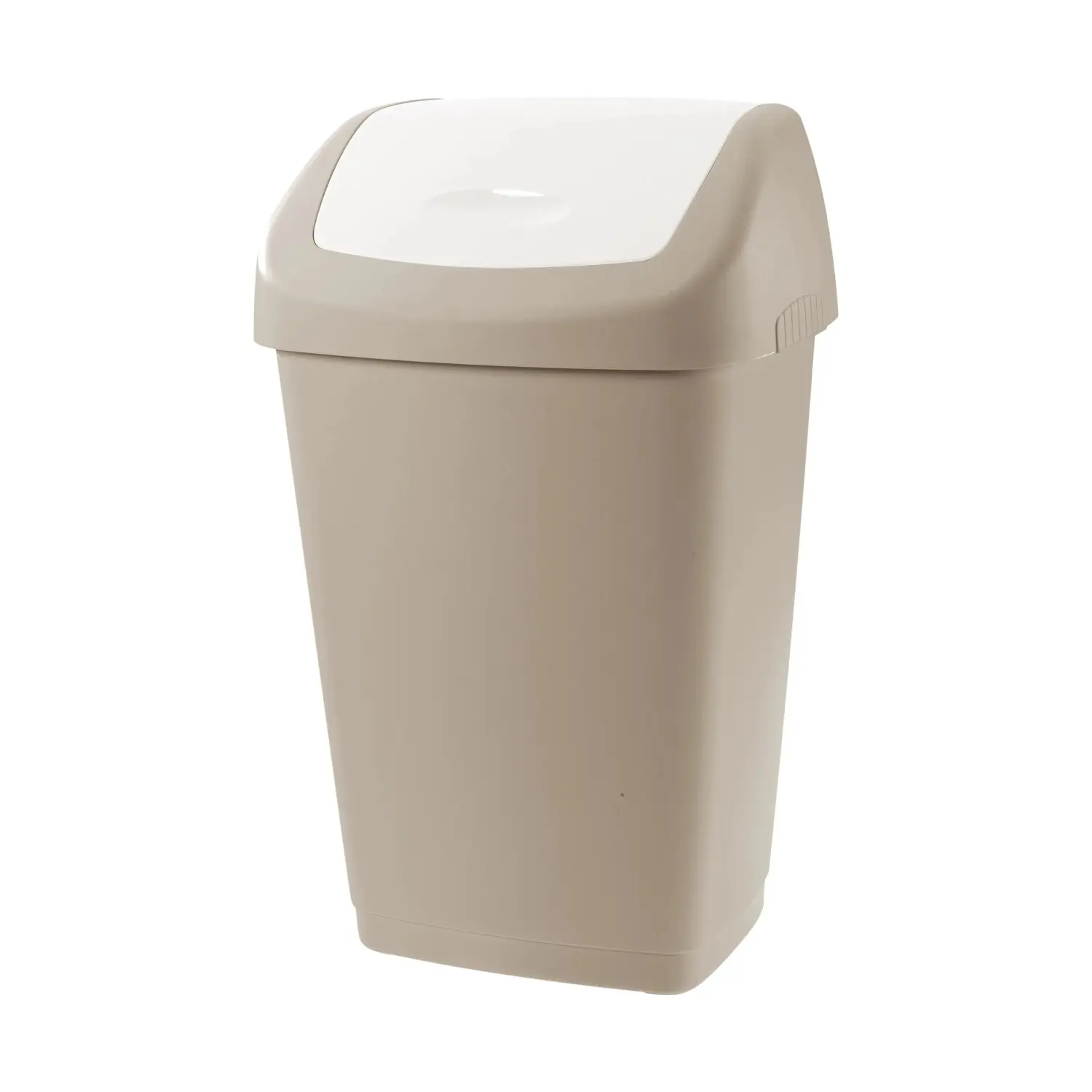 Tontarelli Odpadkový koš AURORA Swing Bin šedohnědá/bílá, 31 x 25 x 52 cm, 25 l
