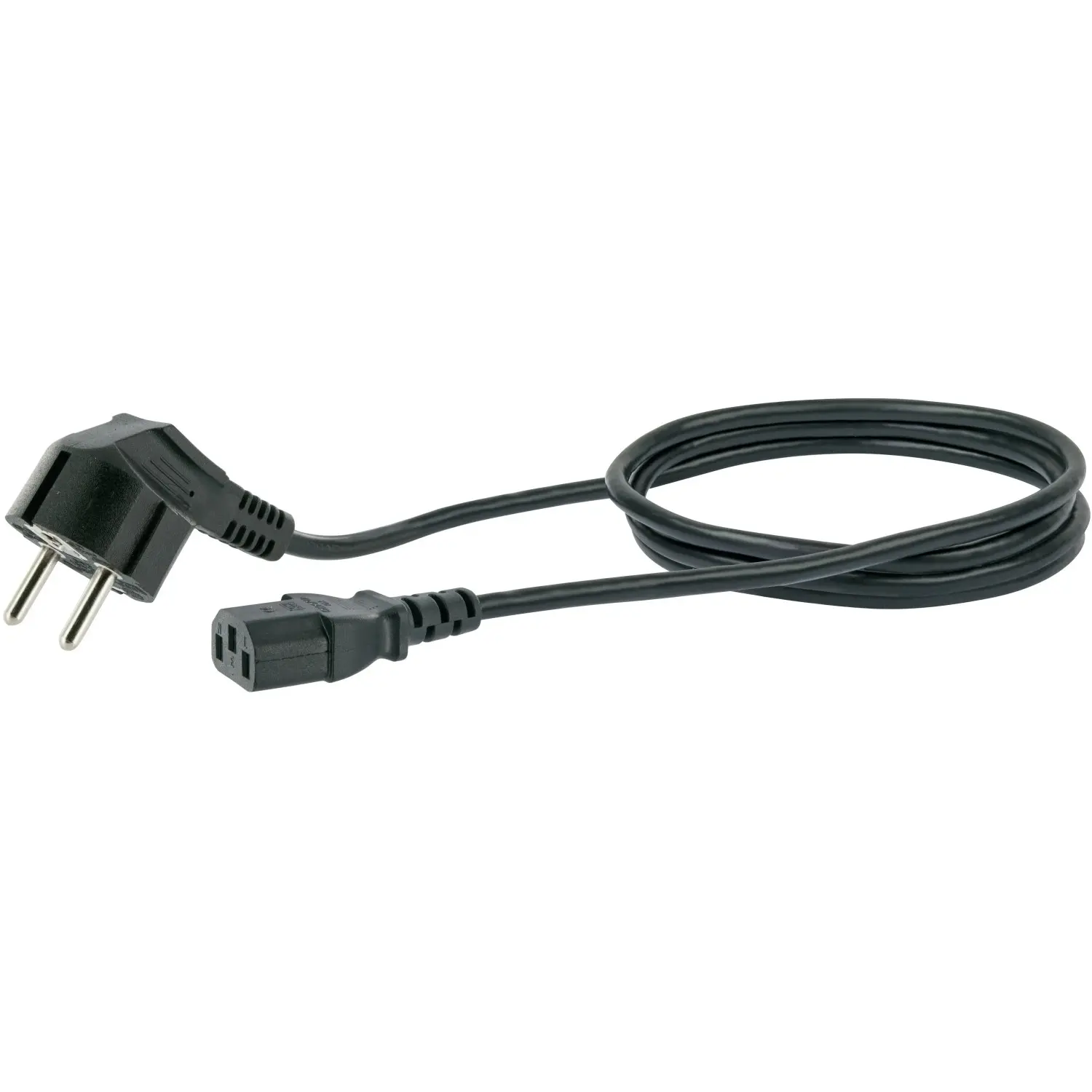 Schwaiger Napájecí kabel Schutzkontakt typ F / IEC 60320-C13, 1,8 m