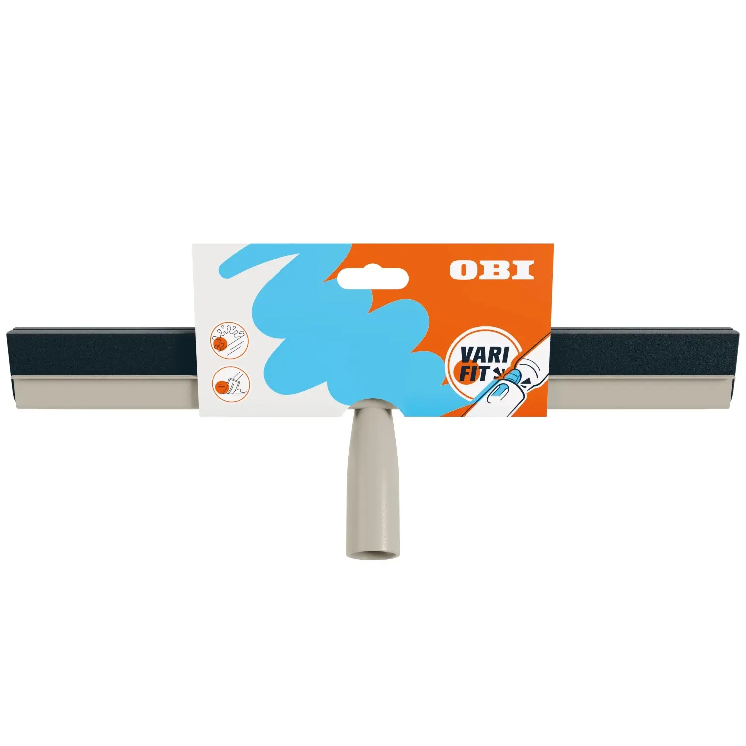 OBI Stěrka na vodu Varifit s dvojitou stírací lištou, šířka záběru 45 cm