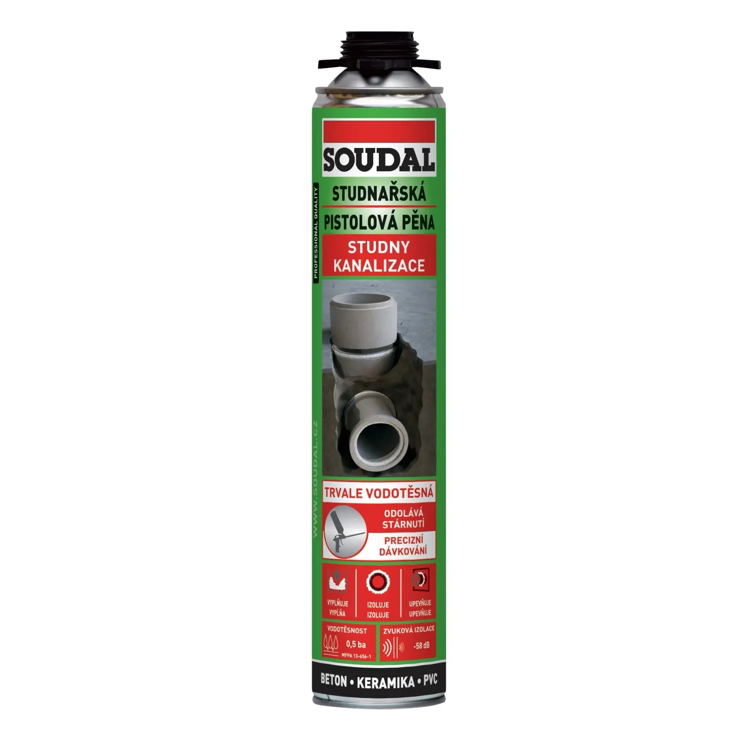 SOUDAL Studnařská pistolová pěna 750 ml
