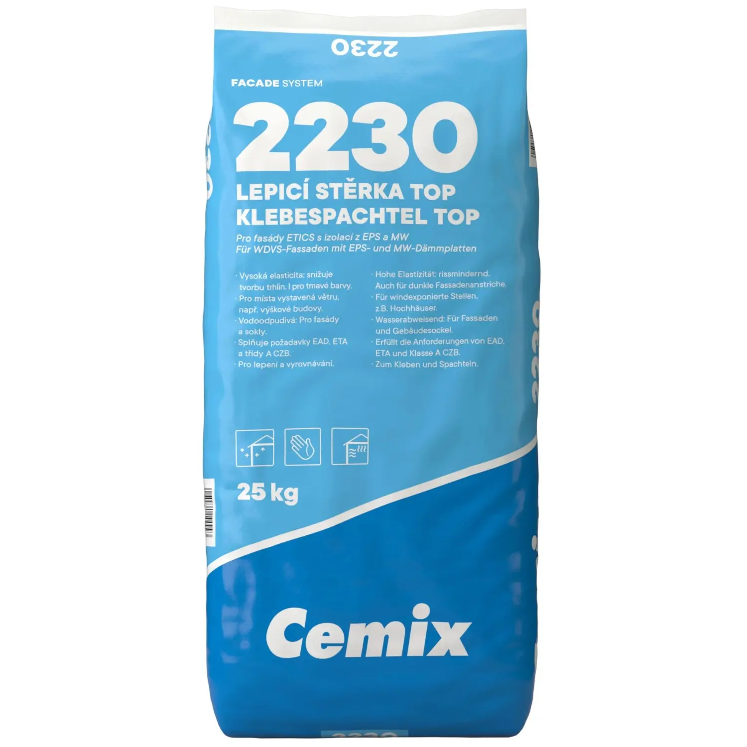 Hmota lepicí a stěrková Cemix 2230 TOP 25 kg