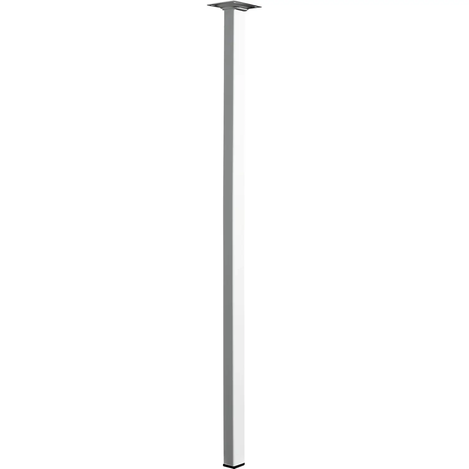 Hettich Nábytková noha hranatá, bílá, 24 x 24 x 700 mm