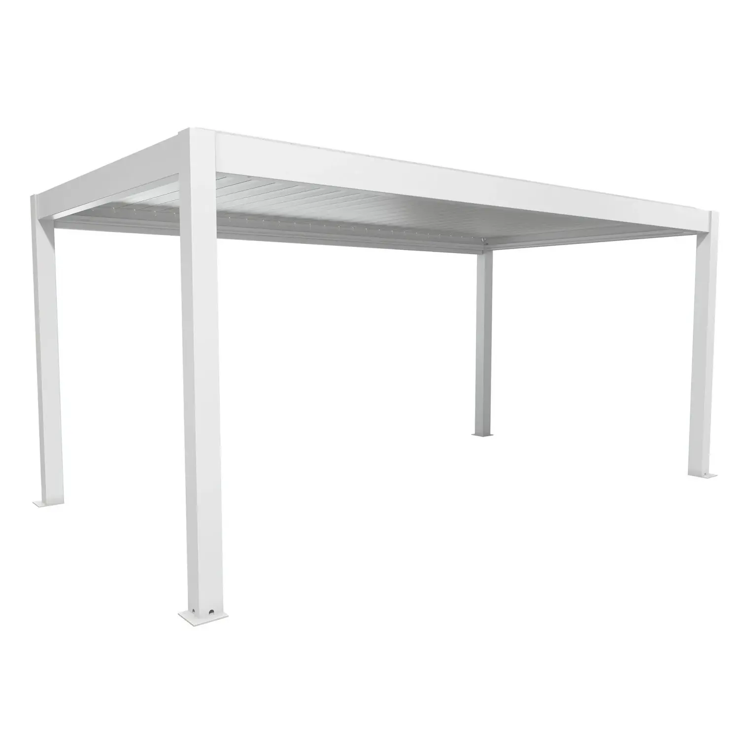 Biohort Pergola 5,5 x 3 bílá/stříbrná 552,5 x 312 cm