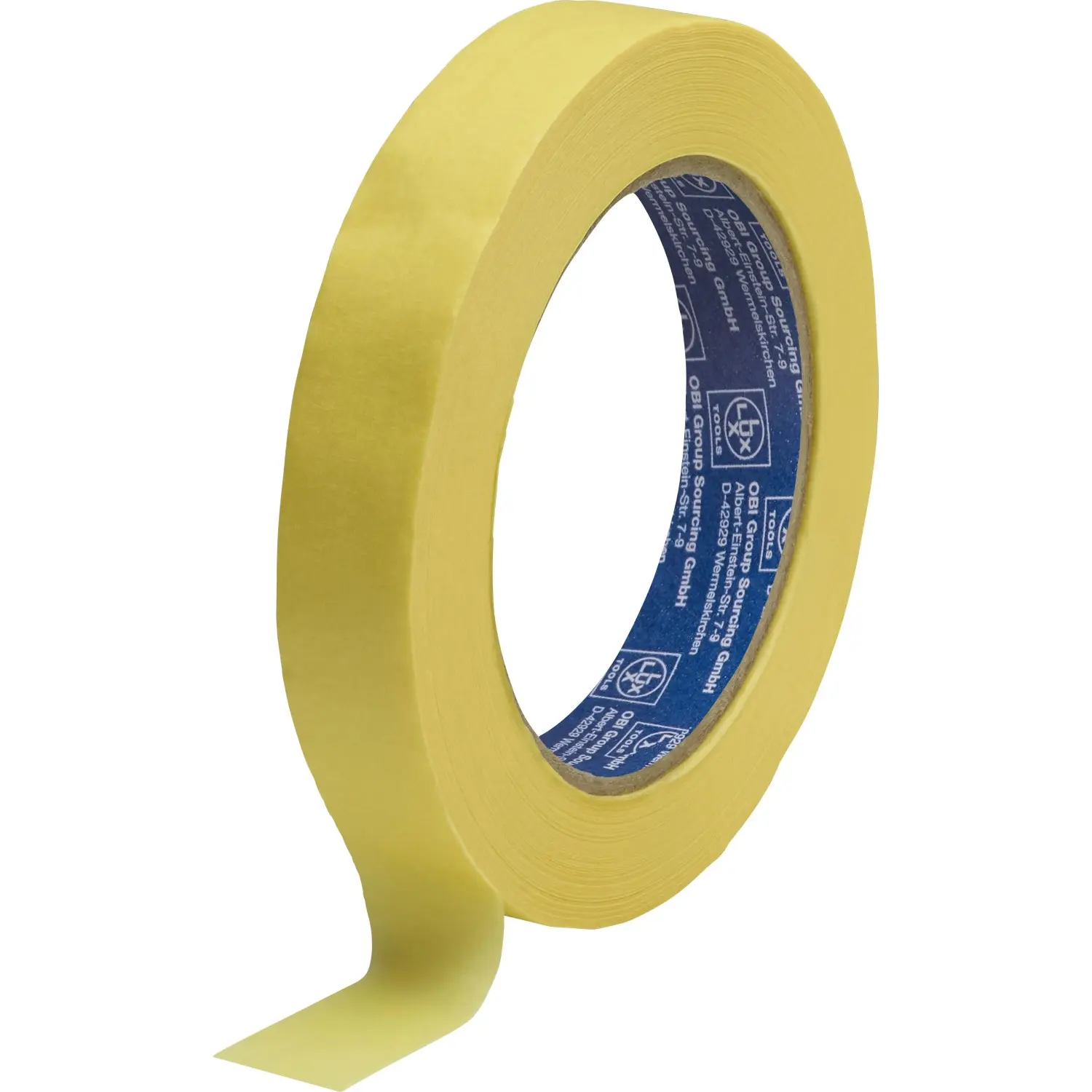 LUX-TOOLS Malířská páska žlutá, 19 mm x 50 m