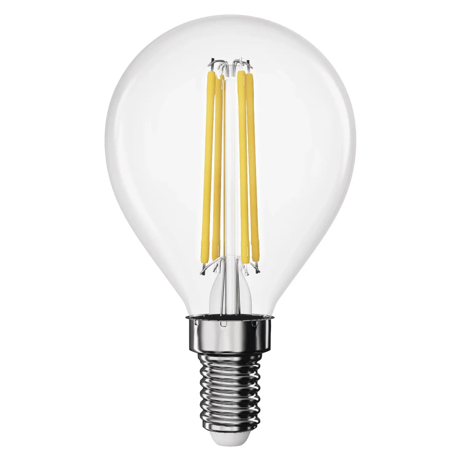EMOS LED žárovka Filament Mini Globe, E14, 3,4W (40W), 470lm, 4000K