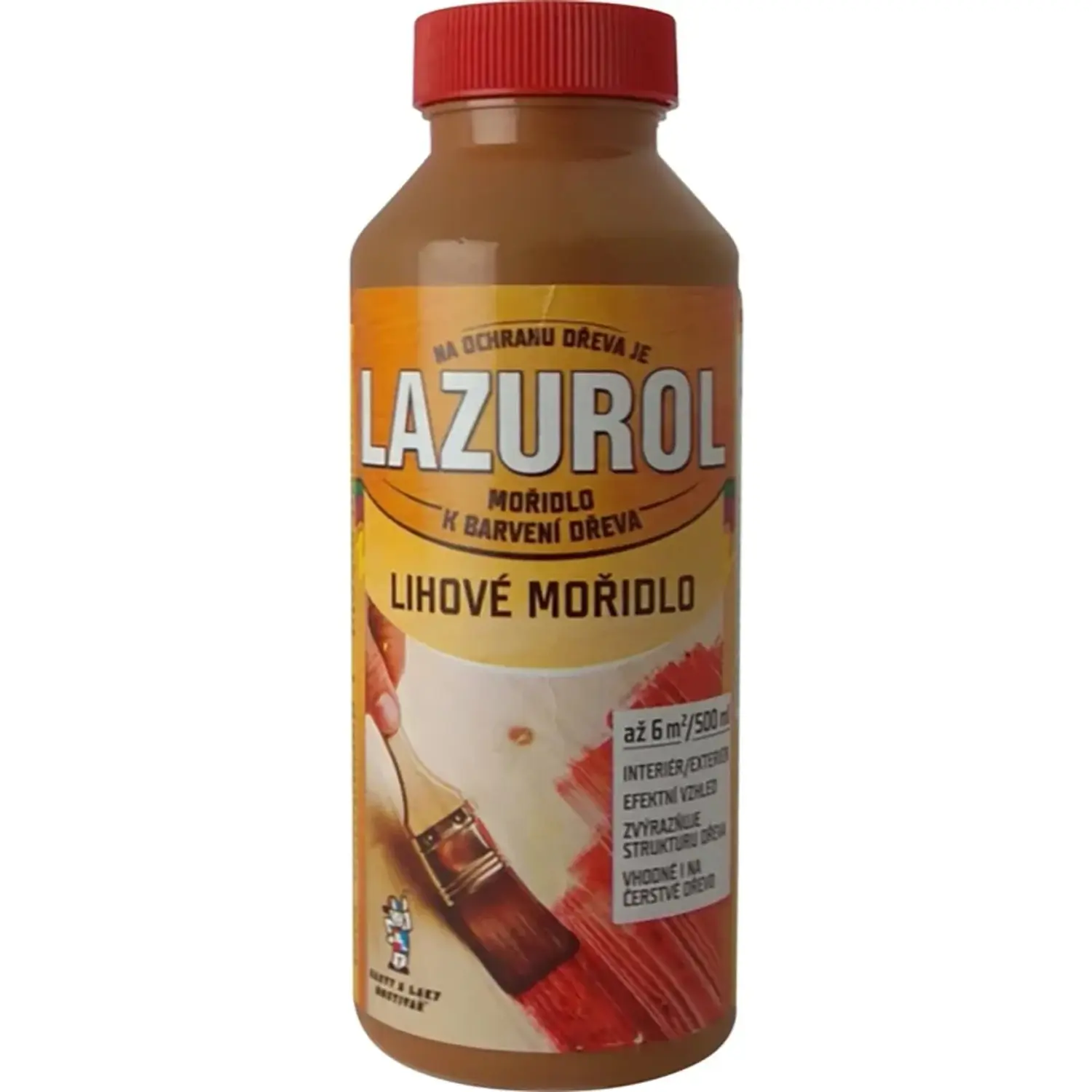 Lazurol Lihové mořidlo hnědý mahagon 500 ml