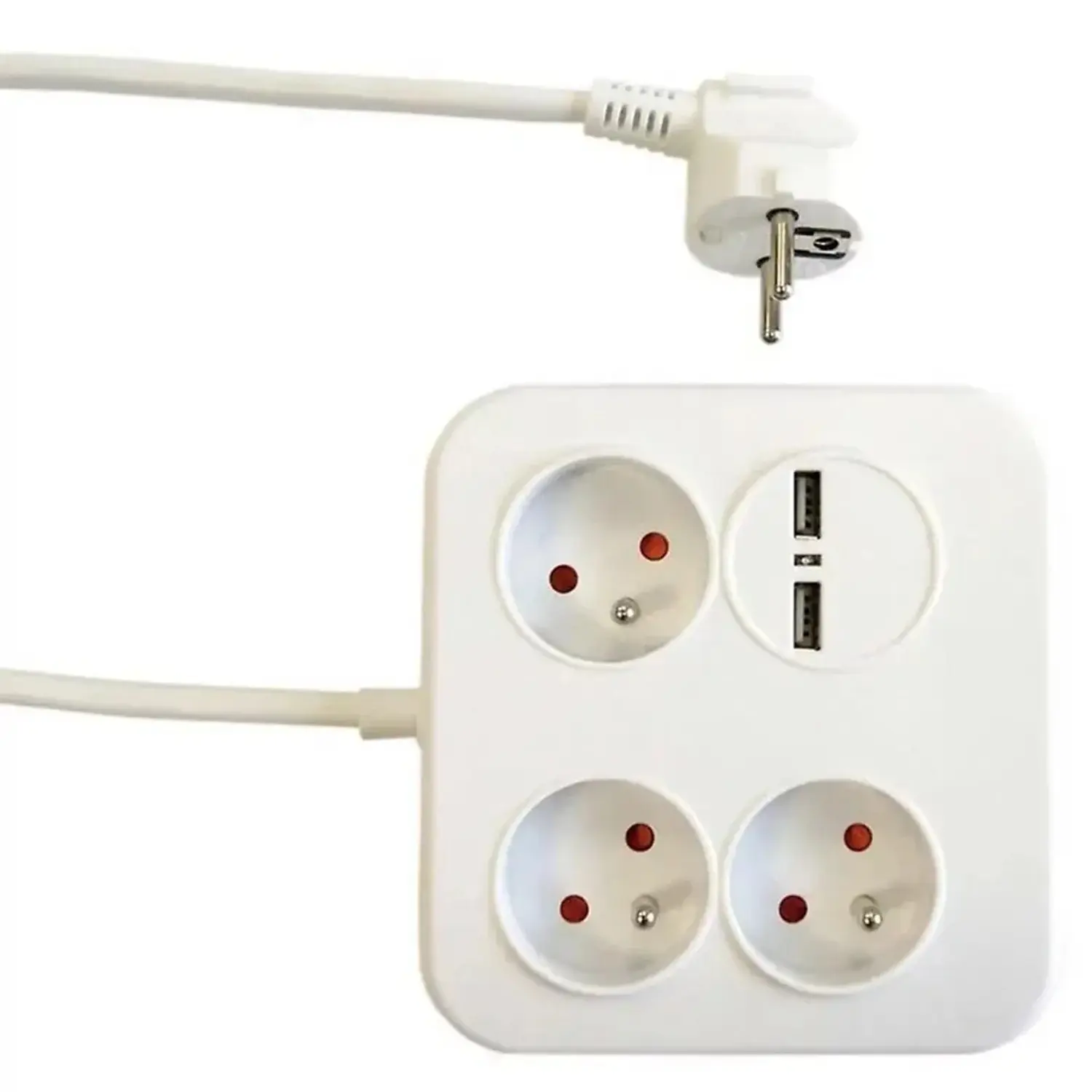 Prodlužovací kabel 3 x zásuvky + 2x USB
