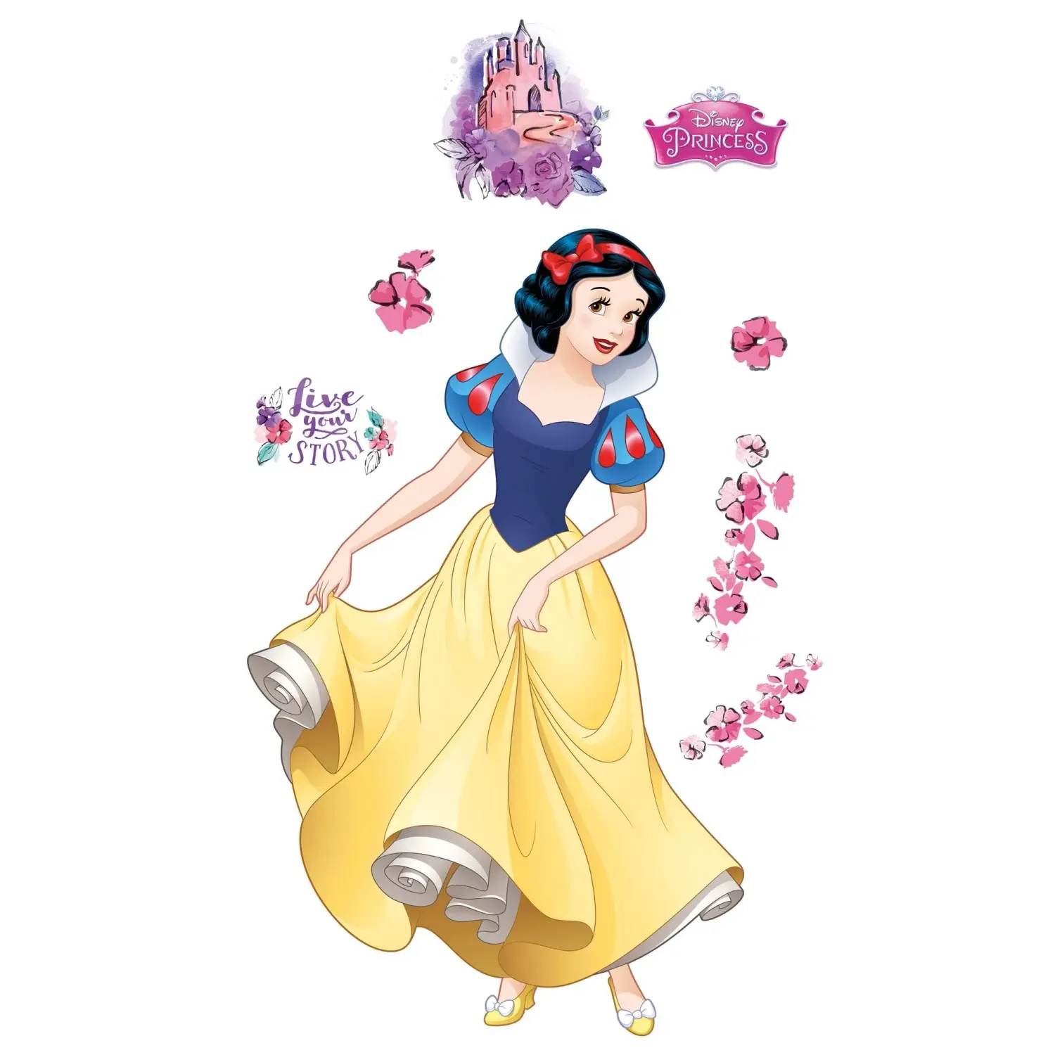 Komar Samolepicí vliesová fototapeta Snowwhite XXL 127 x 200 cm