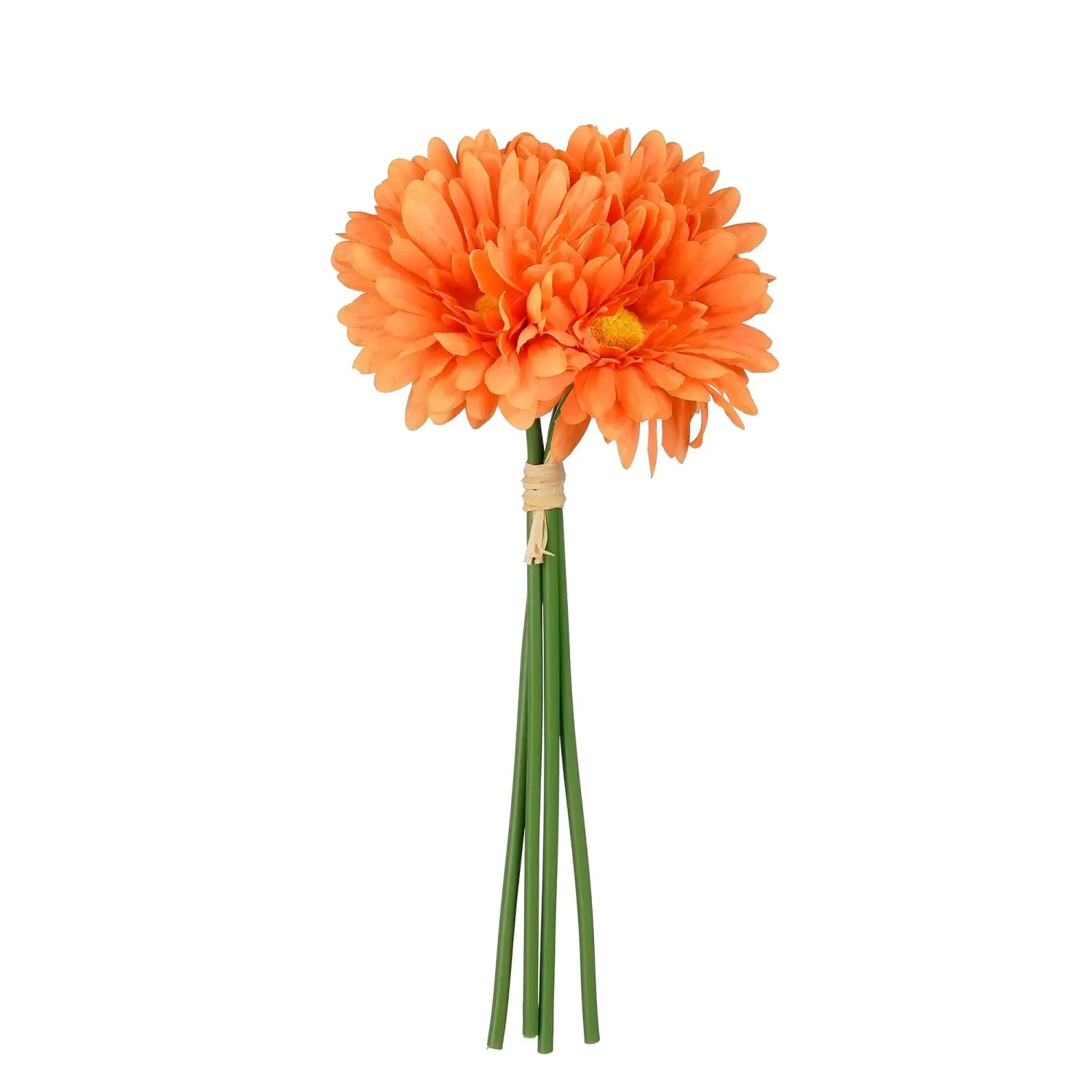MICA Umělá rostlina slídová sedmikráska oranžová 28 cm