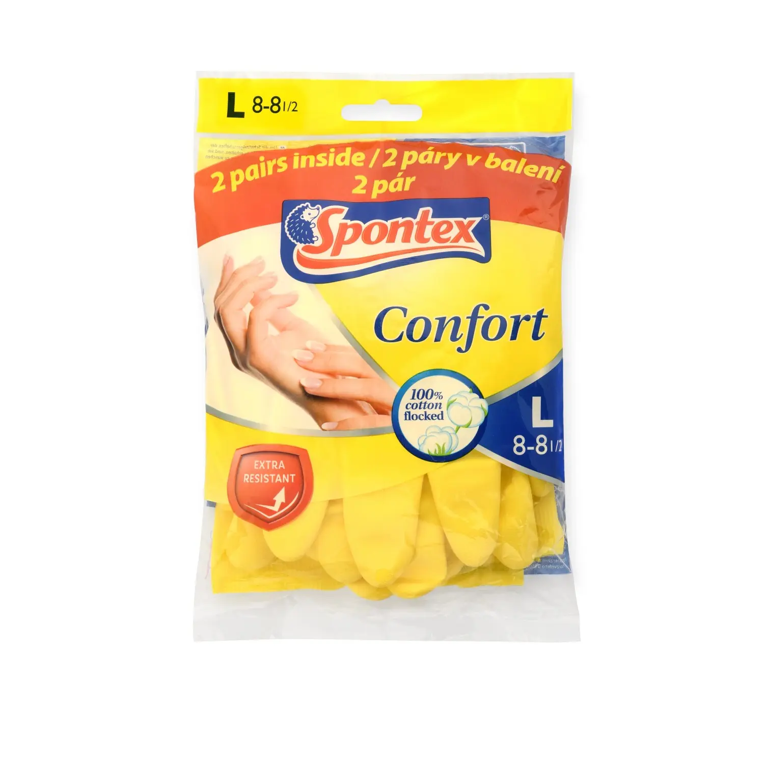 Spontex Rukavice Confort vel. L 2 x 2 ks