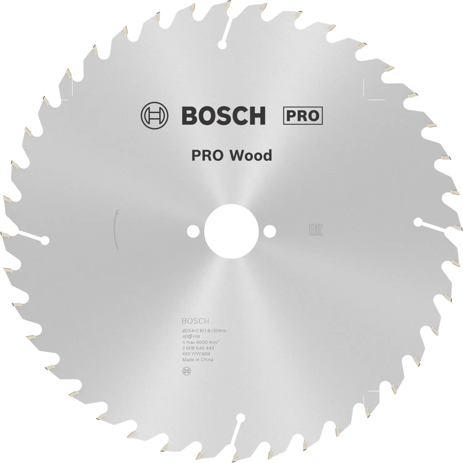 Pilový kotouč Bosch Optiline Wood 254x30 mm/40z.