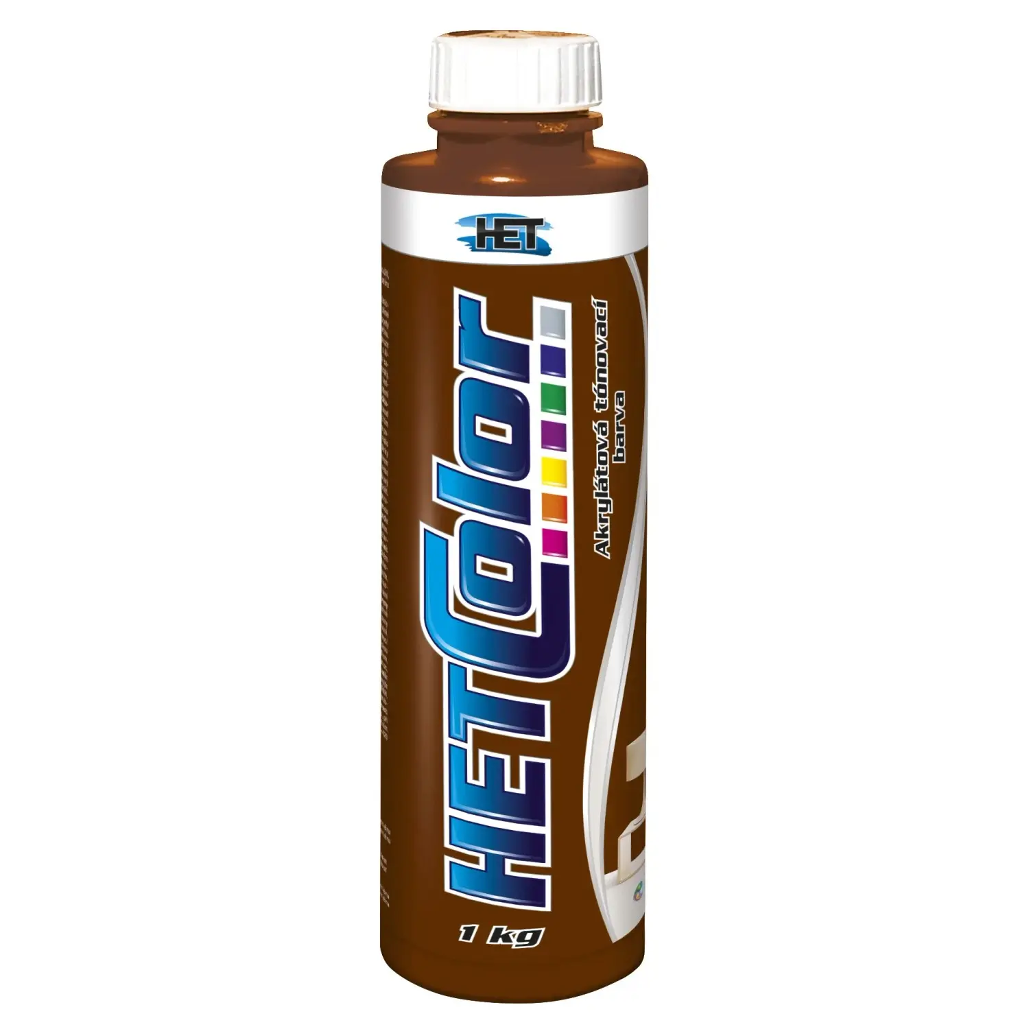 HETCOLOR Akrylátová tónovací barva hnědá 1 kg