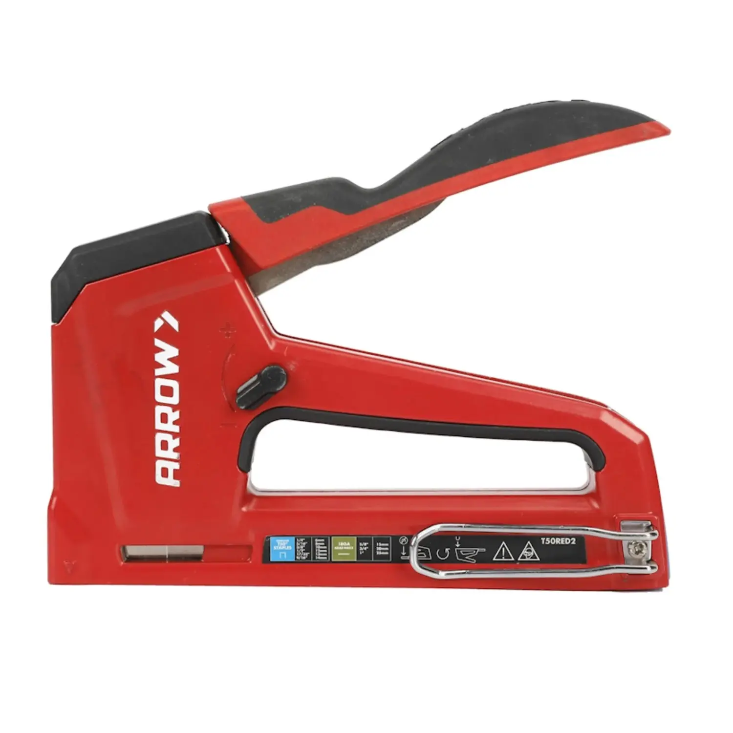 Arrow Ruční sponkovačka 2v1 T50 RED2 pro ploché sponky 6-14 mm a hřebíky 15 mm