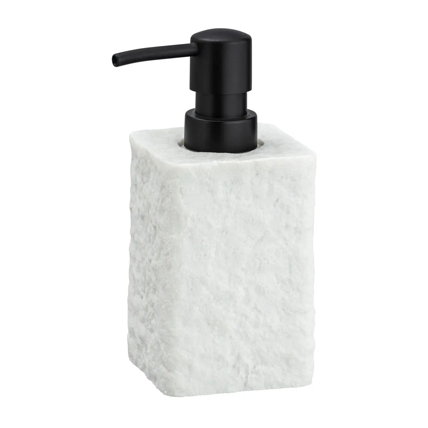 Wenko Dávkovač mýdla Villata 0,3 l polyresin 7 cm x 15 cm x 7 cm bílý