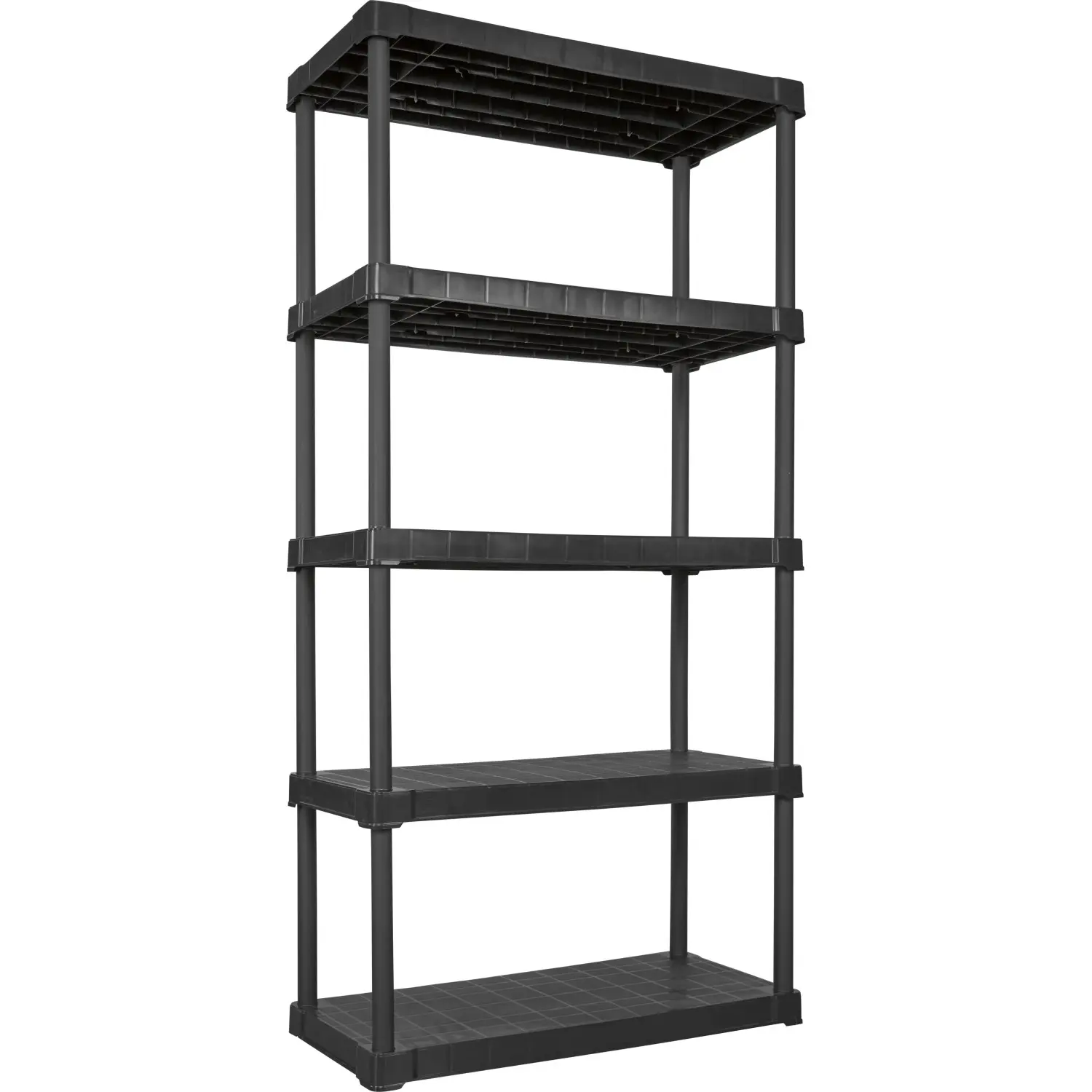 OBI Plastový zásuvný regál černý 175 x 90 x 40 cm, vel. M