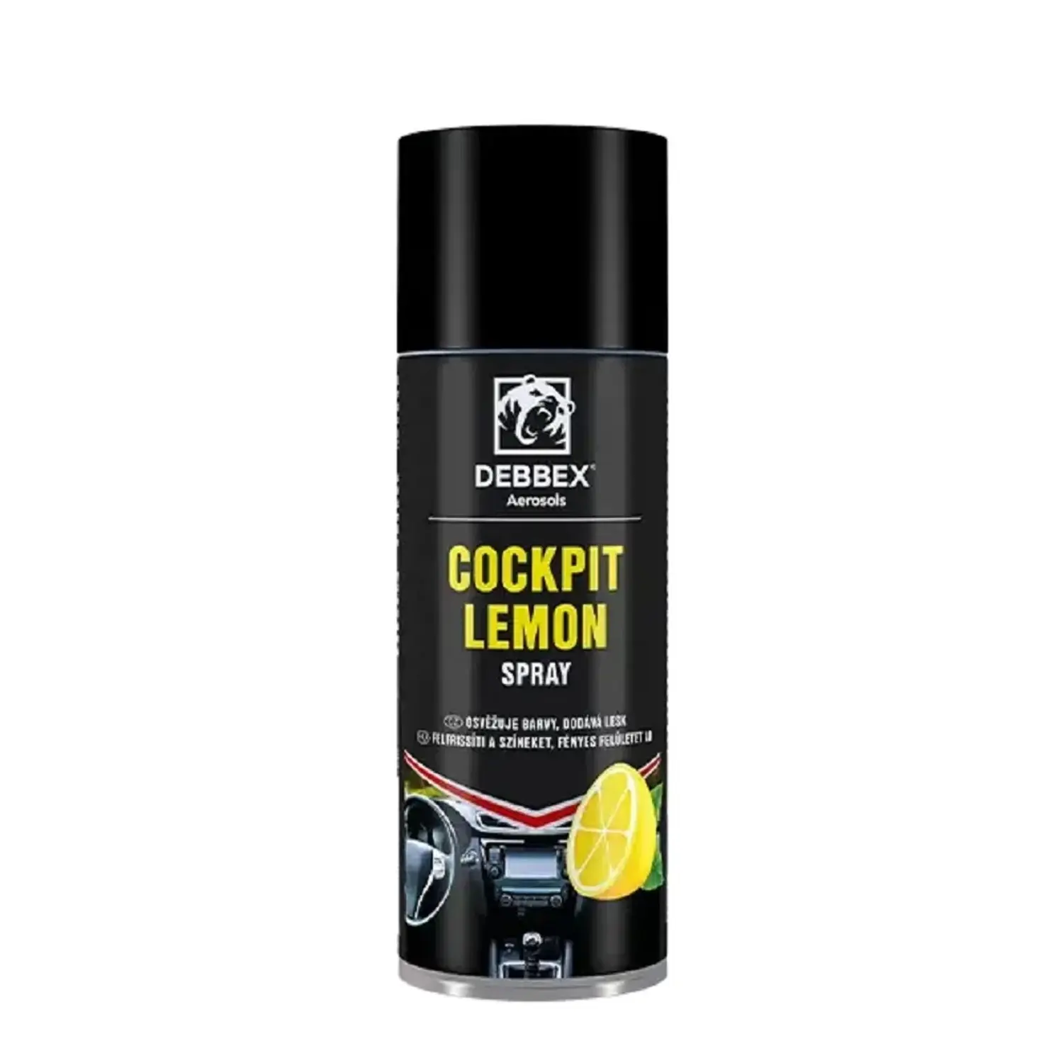 Den Braven Debbex Cockpit sprej 400ml - citron