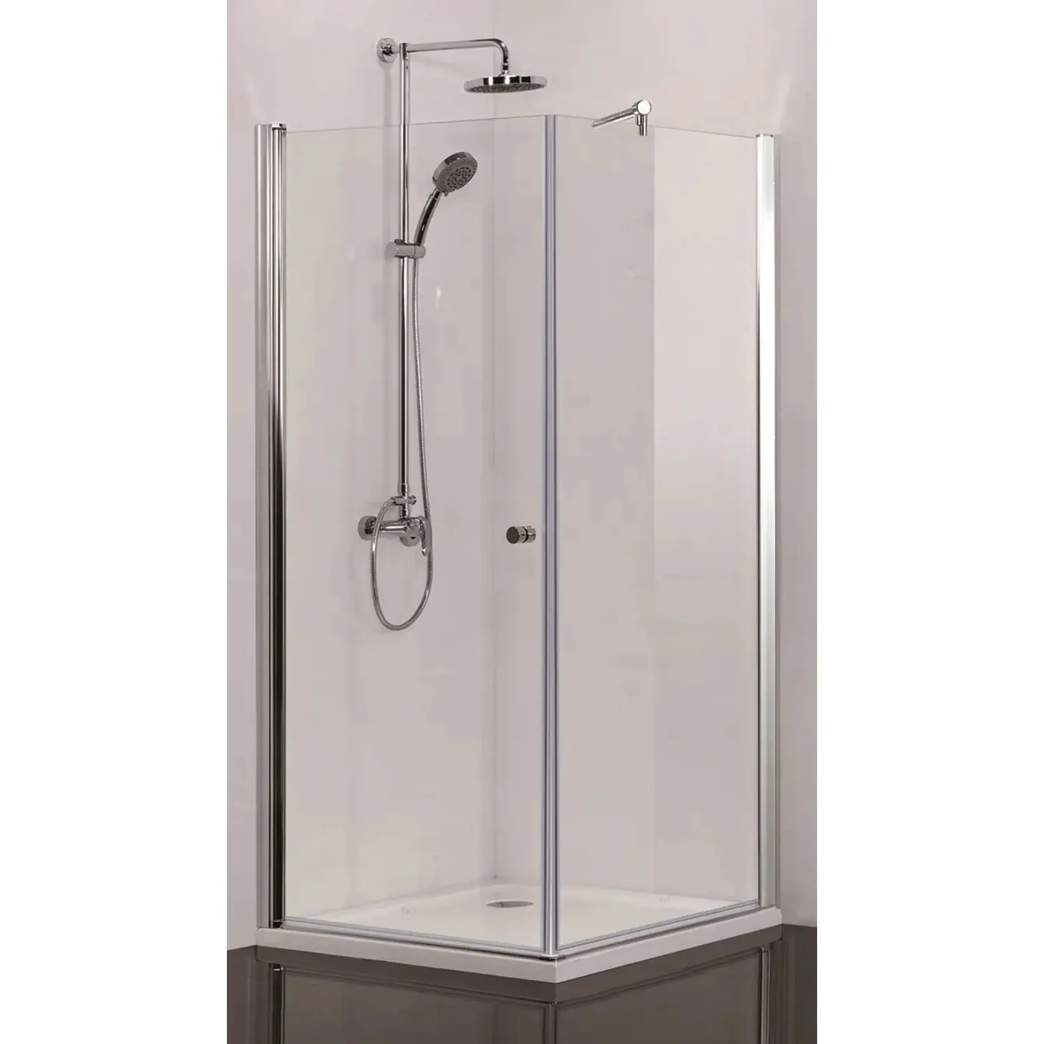 Sanotechnik Sprchový kout bez vaničky Elegance N1590, chrom, 90 x 90 x 195 cm