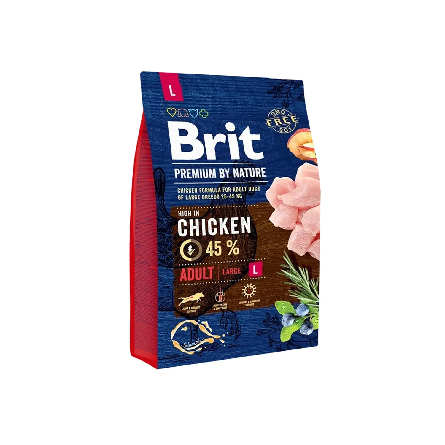 Brit Granule pro psy Premium by Nature JUNIOR L 25-45 kg s kuřecím 3 kg