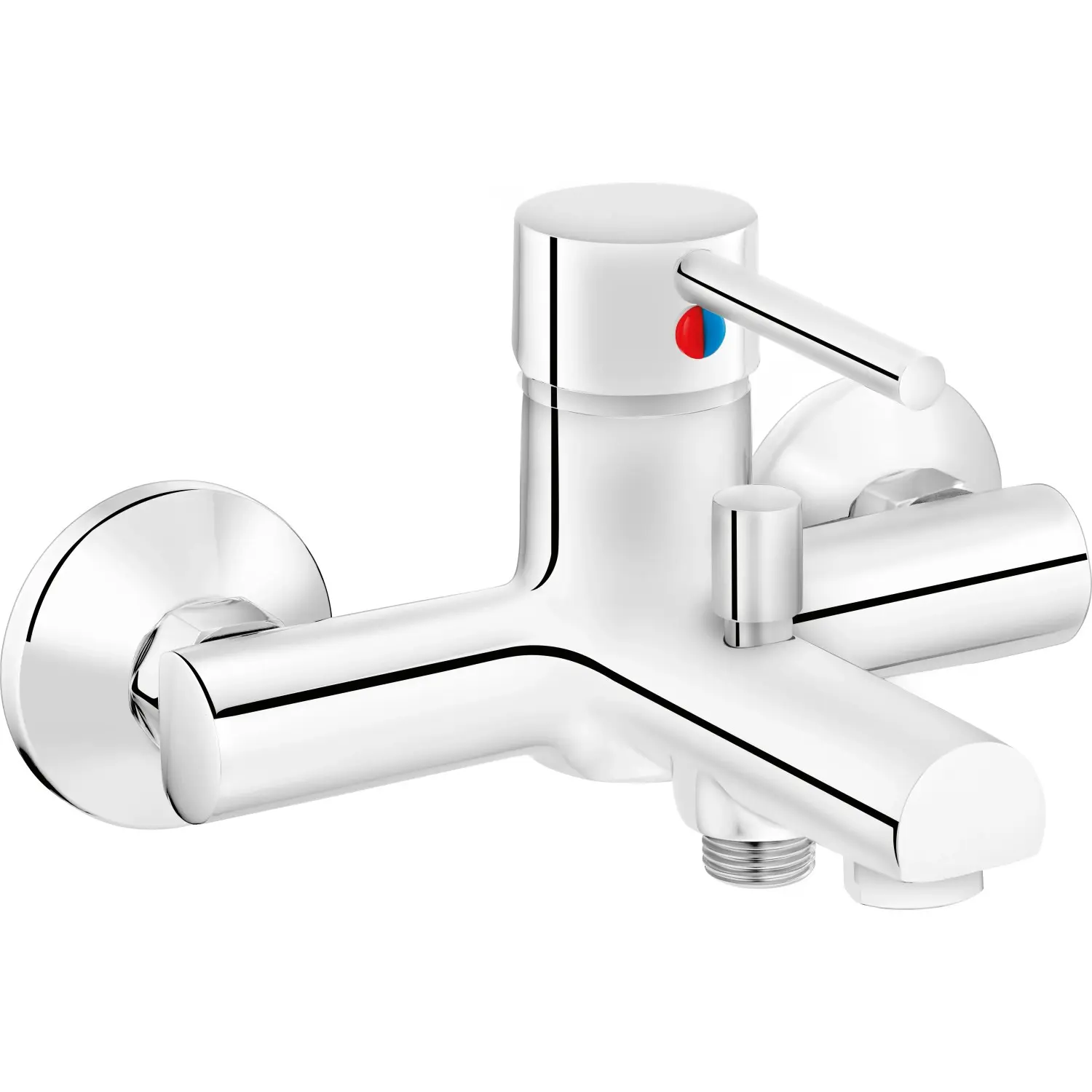 OBI Páková vanová napouštěcí baterie Style chromovaná rozteč 150 mm