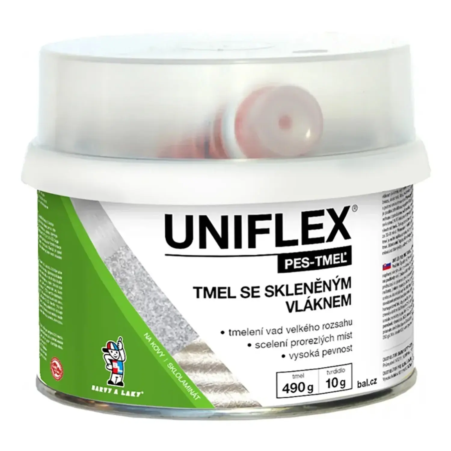 Uniflex Vlákno polyesterový tmel 485 g + 15 g