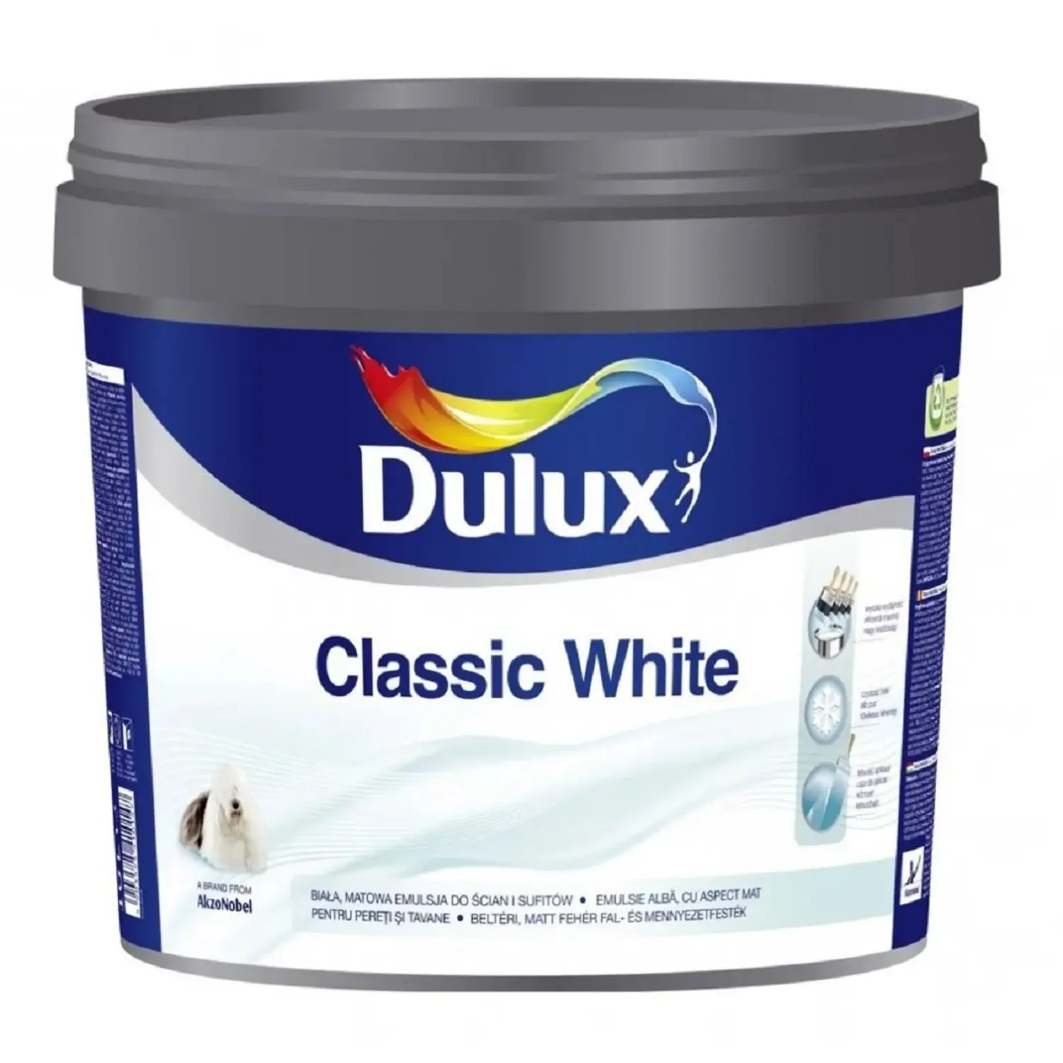 Dulux Interiérová emulzní barva Classic White 10 l