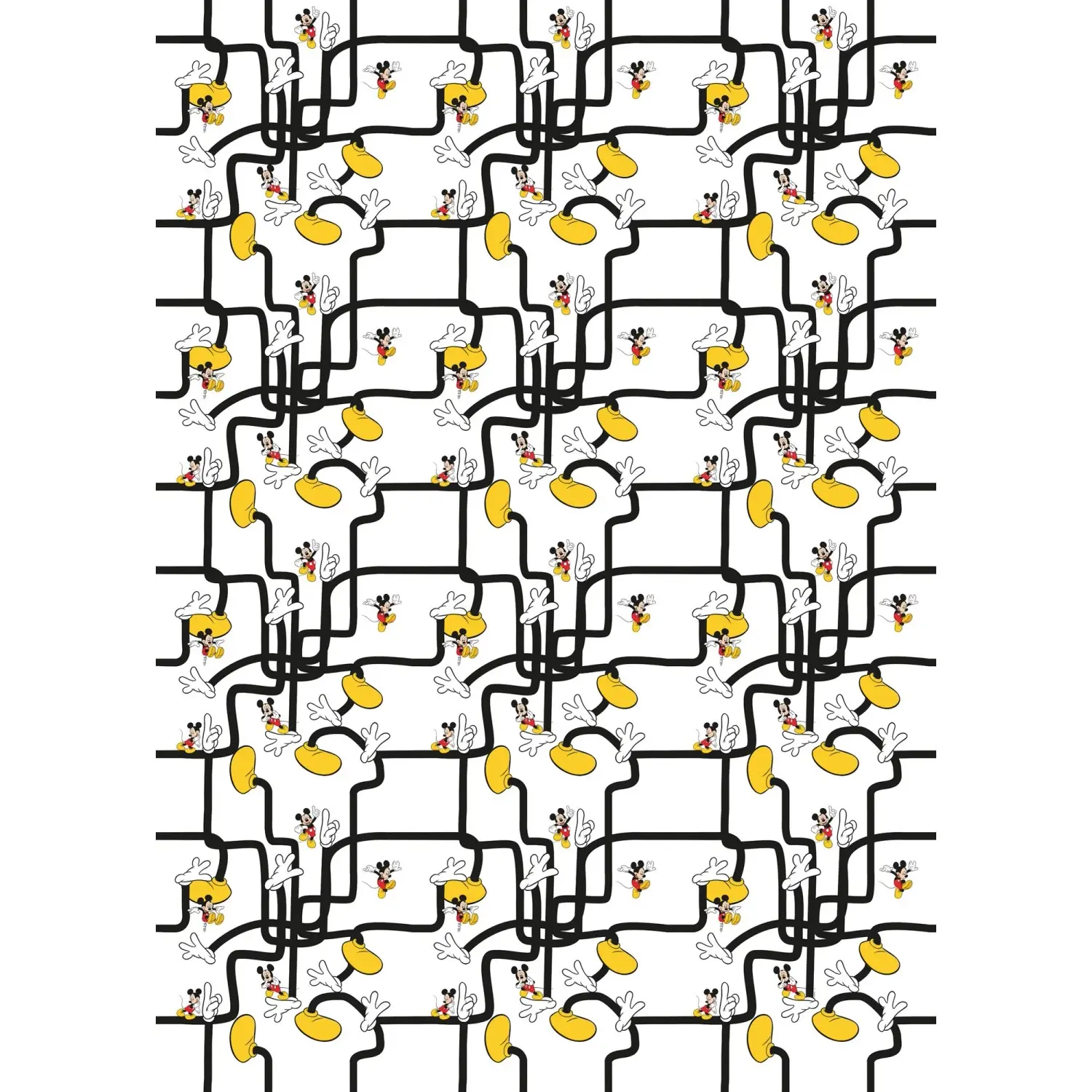 Komar Vliesová fototapeta Mickey Mouse - Foot Labyrinth 200 x 280 cm