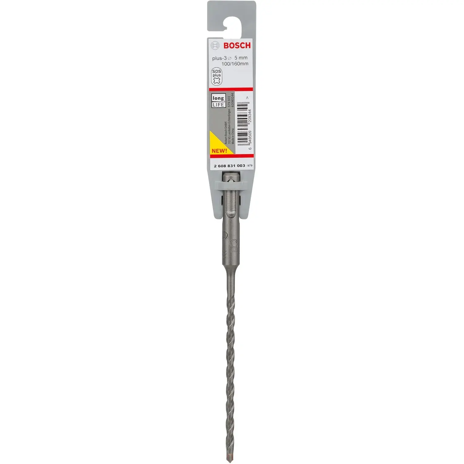 Bosch Vrták do kladiv SDS plus-3 pr. 5 x 100/160 mm (2 608 831 003)
