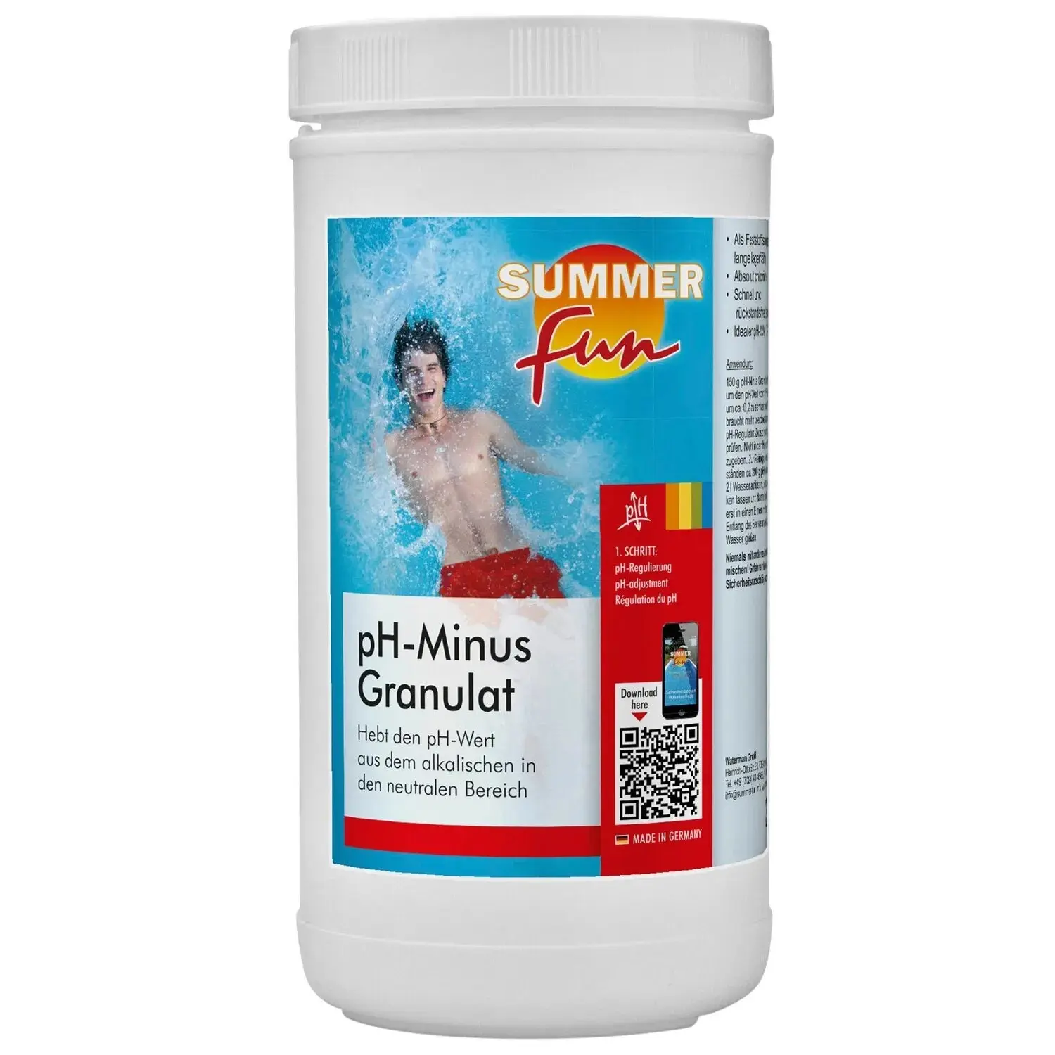 Summer Fun Granulát pH-mínus 1,8 kg