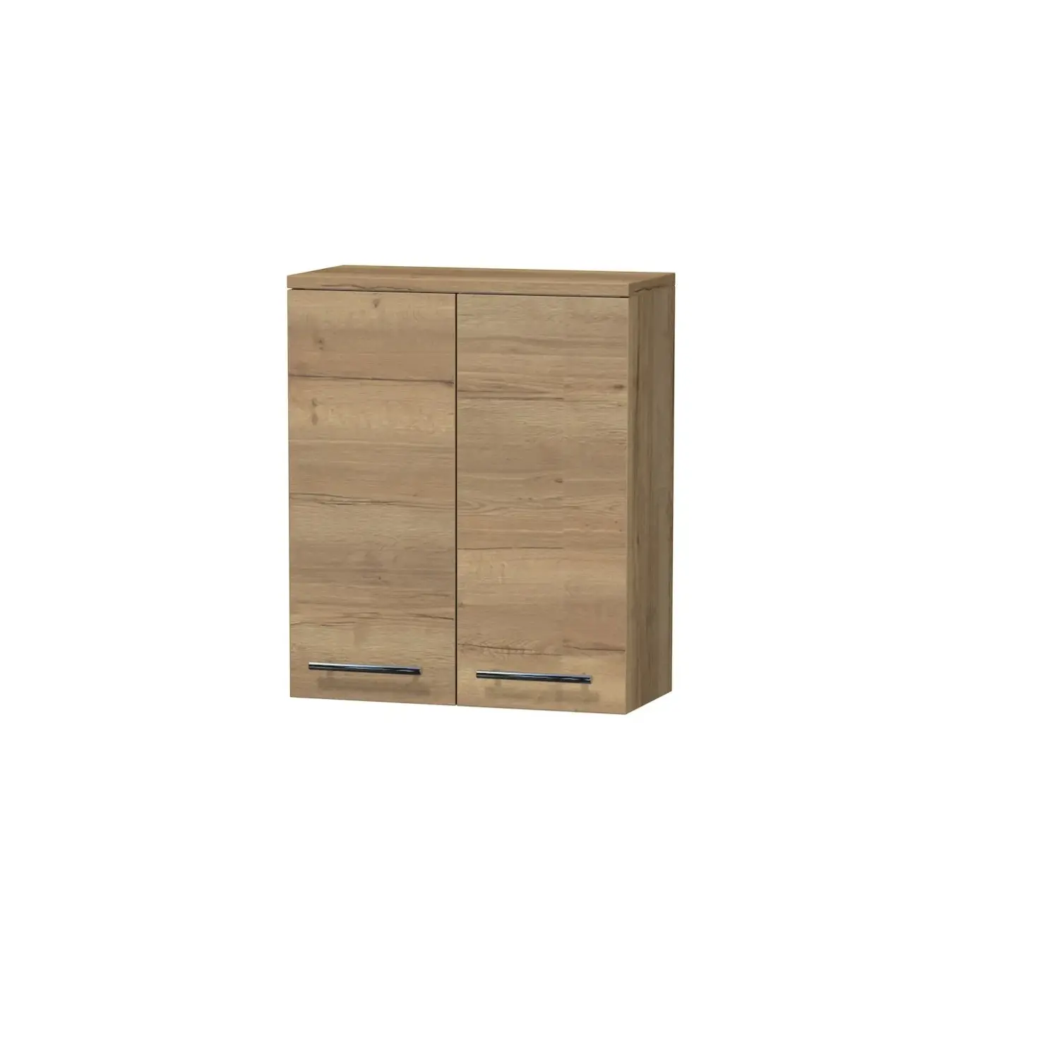 INTEDOOR Horní závěsná skříň BEE, úchyt chrom, š. 50 cm, dub Halifax