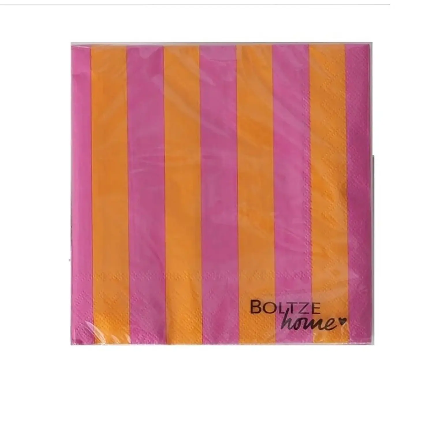 Boltze Papírové ubrousky Color, růžová/oranžová, 20 ks