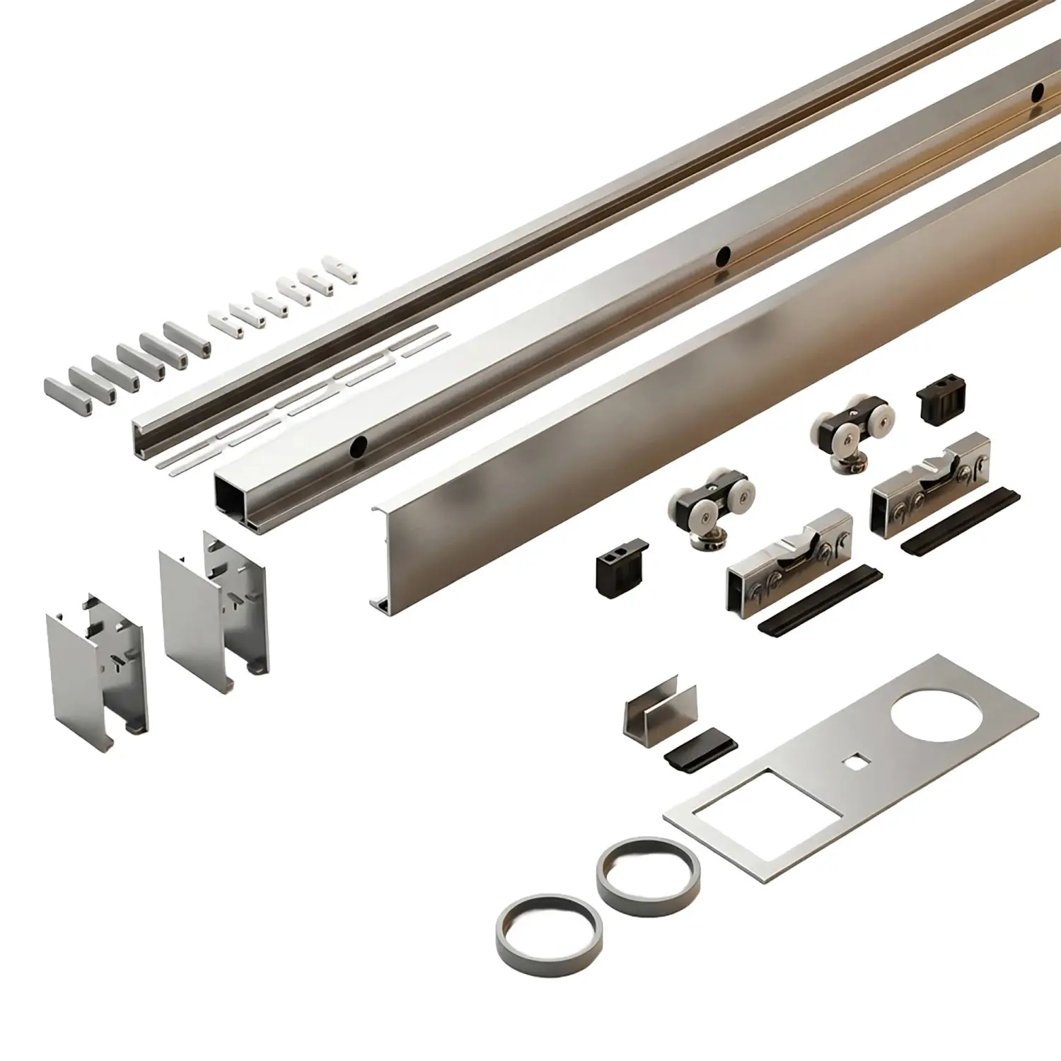 Doorlegro Kování pro posuvné dveře EasySlide 65 - Standard (max. 40 kg), nerez