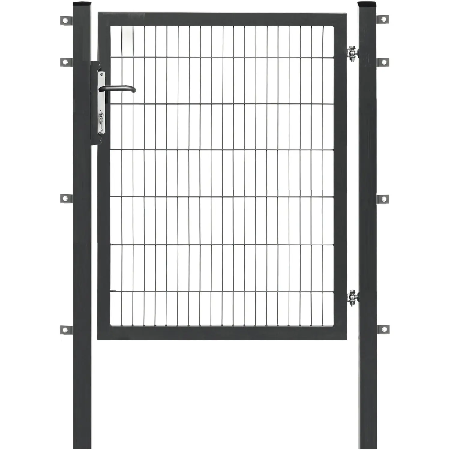 Floraworld Jednokřídlá branka Premium dvojitá výplň antracitová 120 x 140 cm