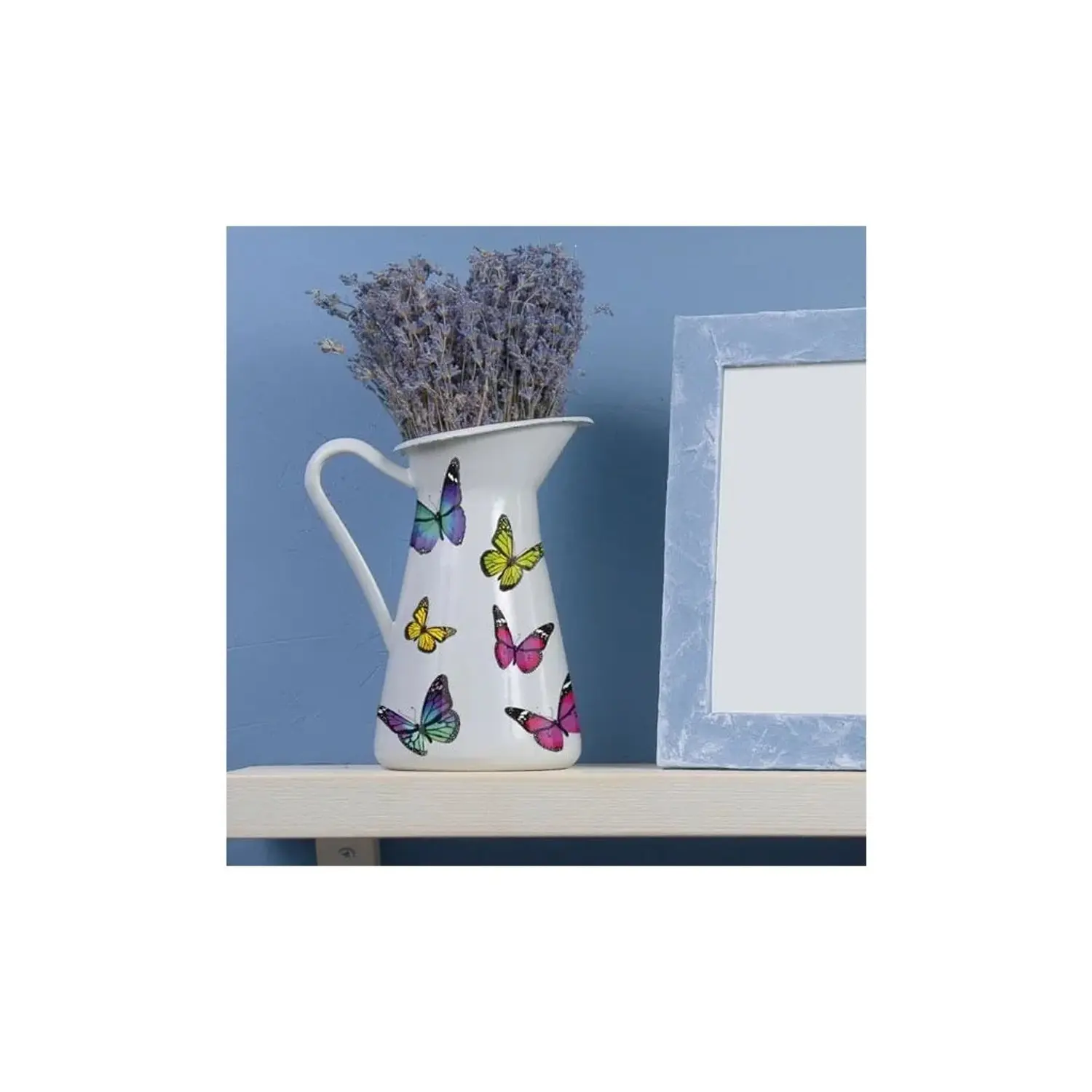 Crearreda Samolepicí dekorace, barevní motýli, 1 arch, 15 x 31 cm