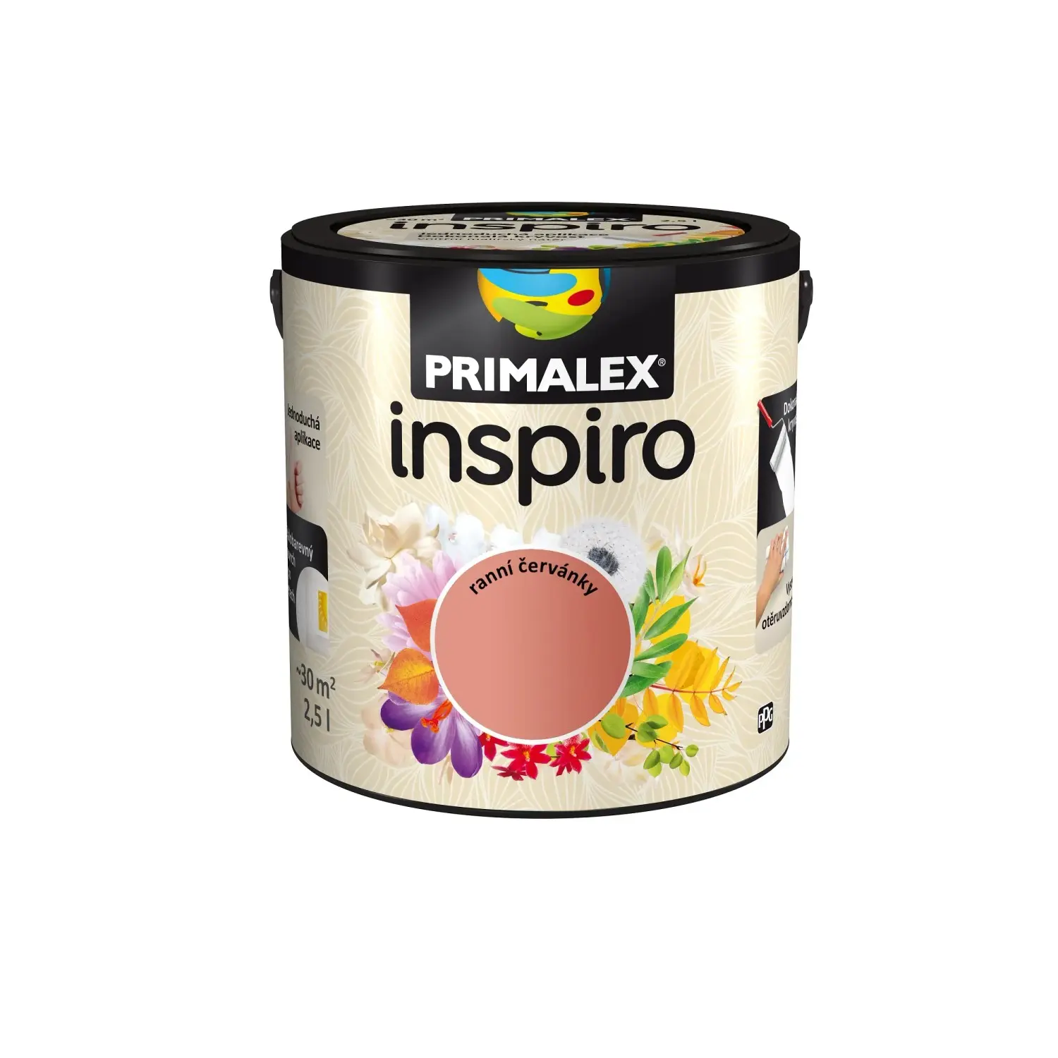 PRIMALEX Barevný vnitřní malířský nátěr Inspiro ranní červánky 2,5 l