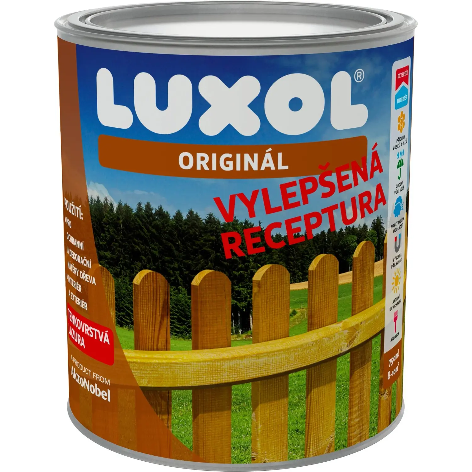 LUXOL Originál Tenkovrstvá lazura sipo 0,75 l