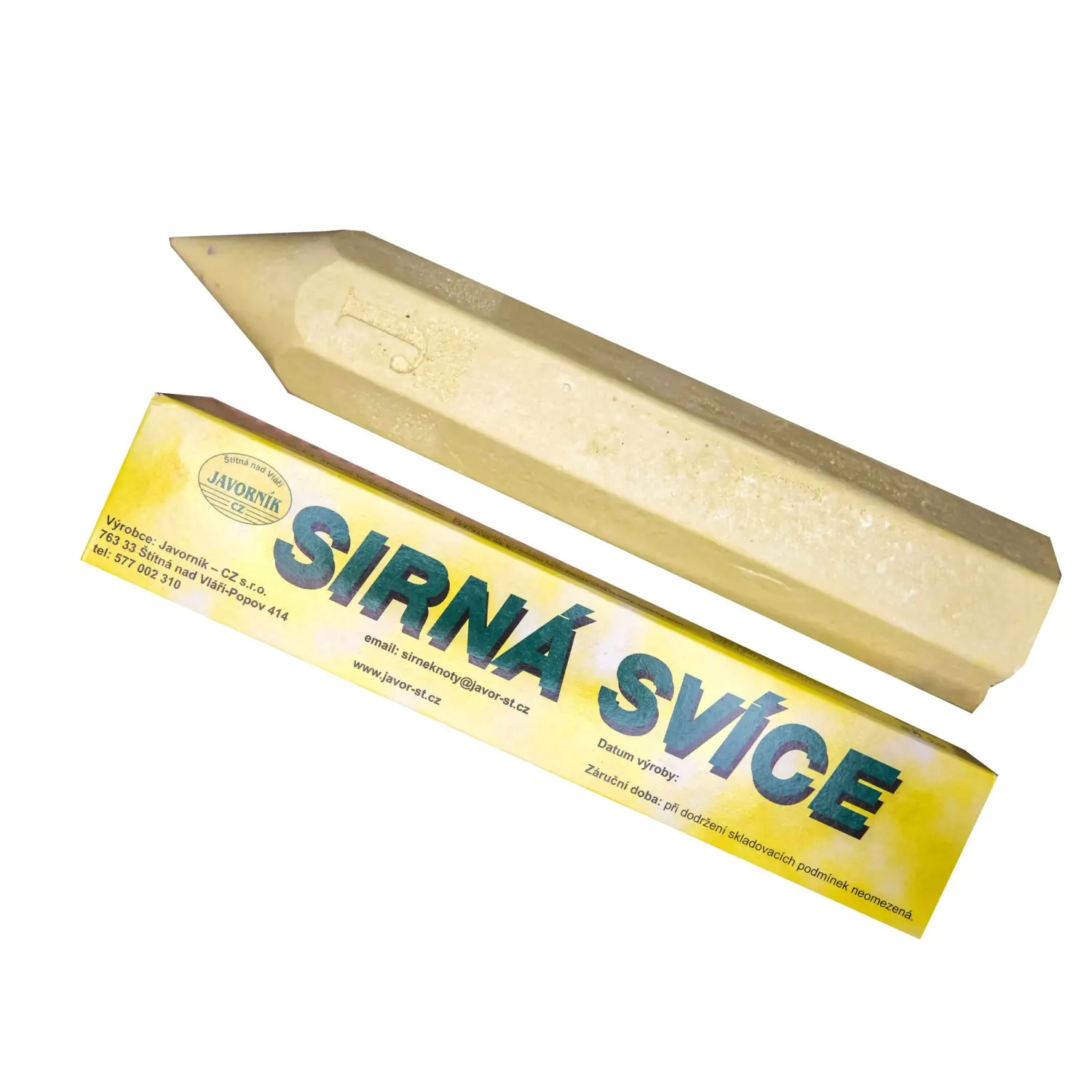 JAVORNÍK Sirná svíce 1 ks